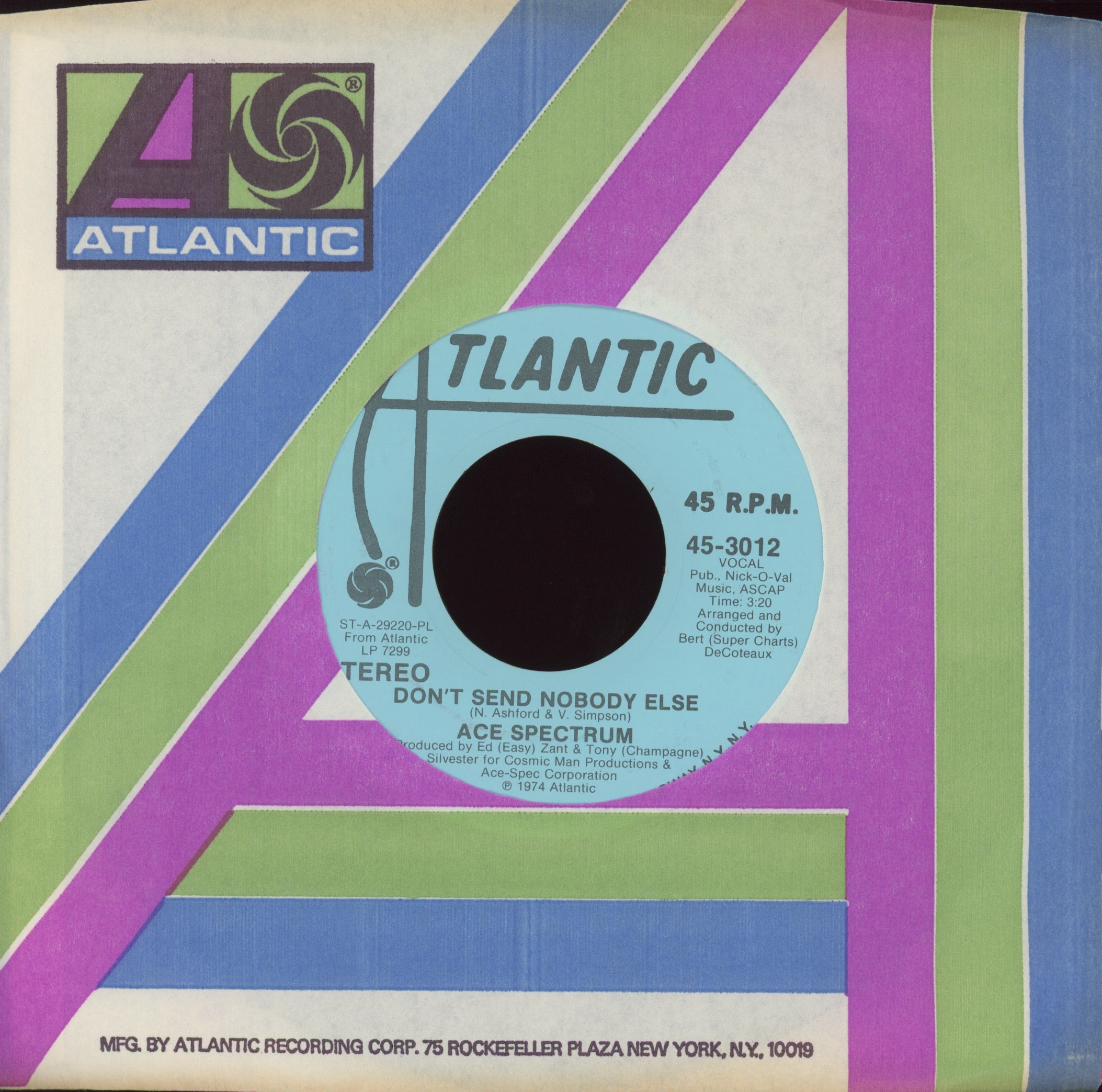 Ace Spectrum - Don't Send Nobody Else on Atlantic Promo