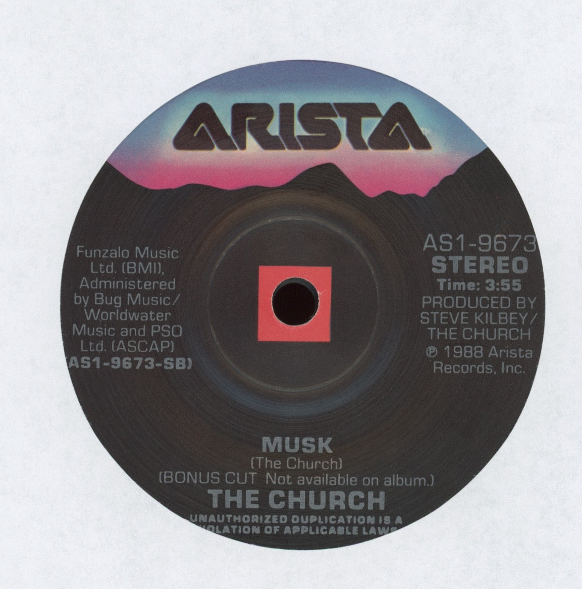 The Church - Under The Milky Way on Arista With Picture Sleeve