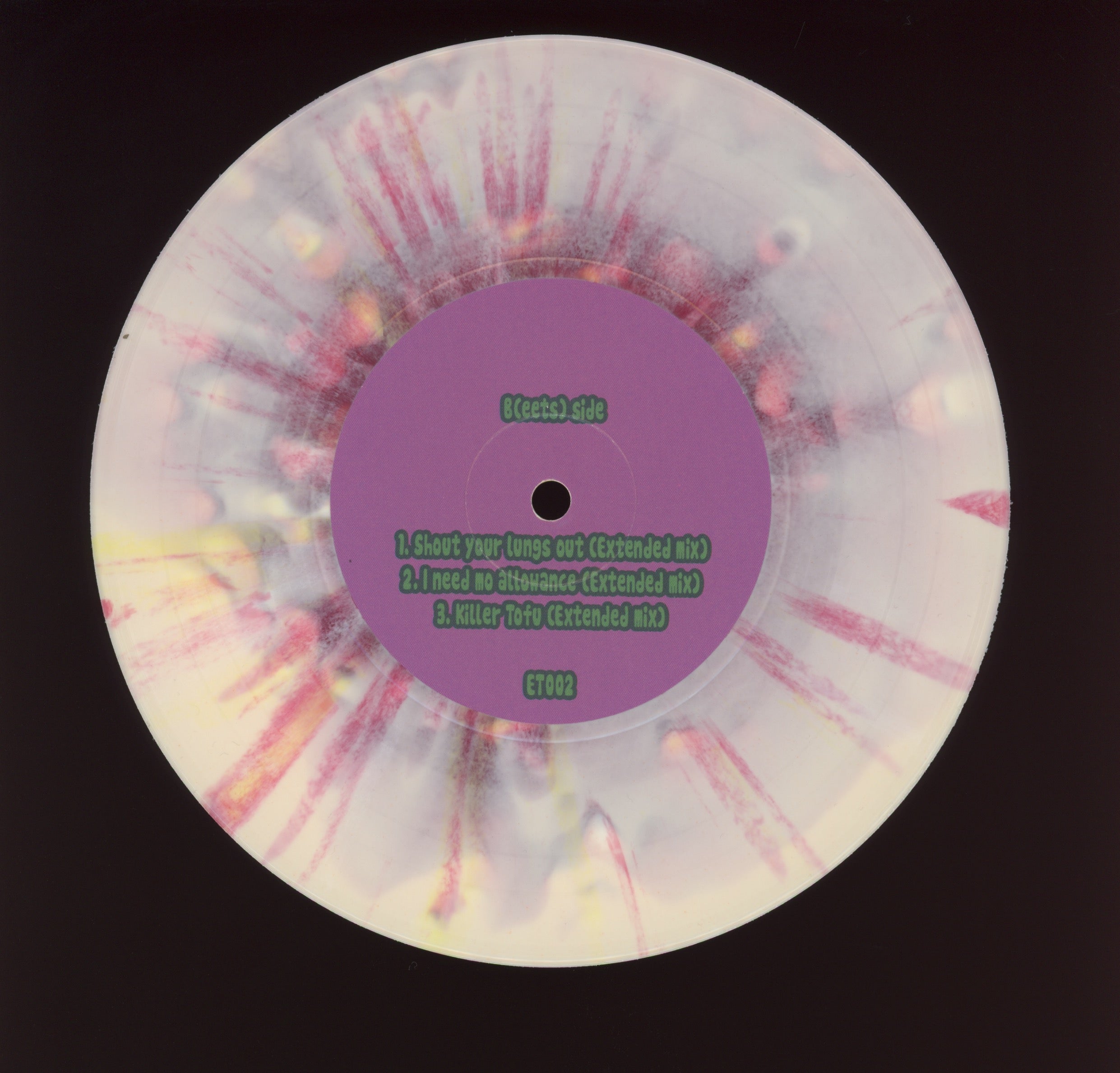 Doug & The Beets - Songs From Bluffington on Enjoy the Toons Splatter Vinyl