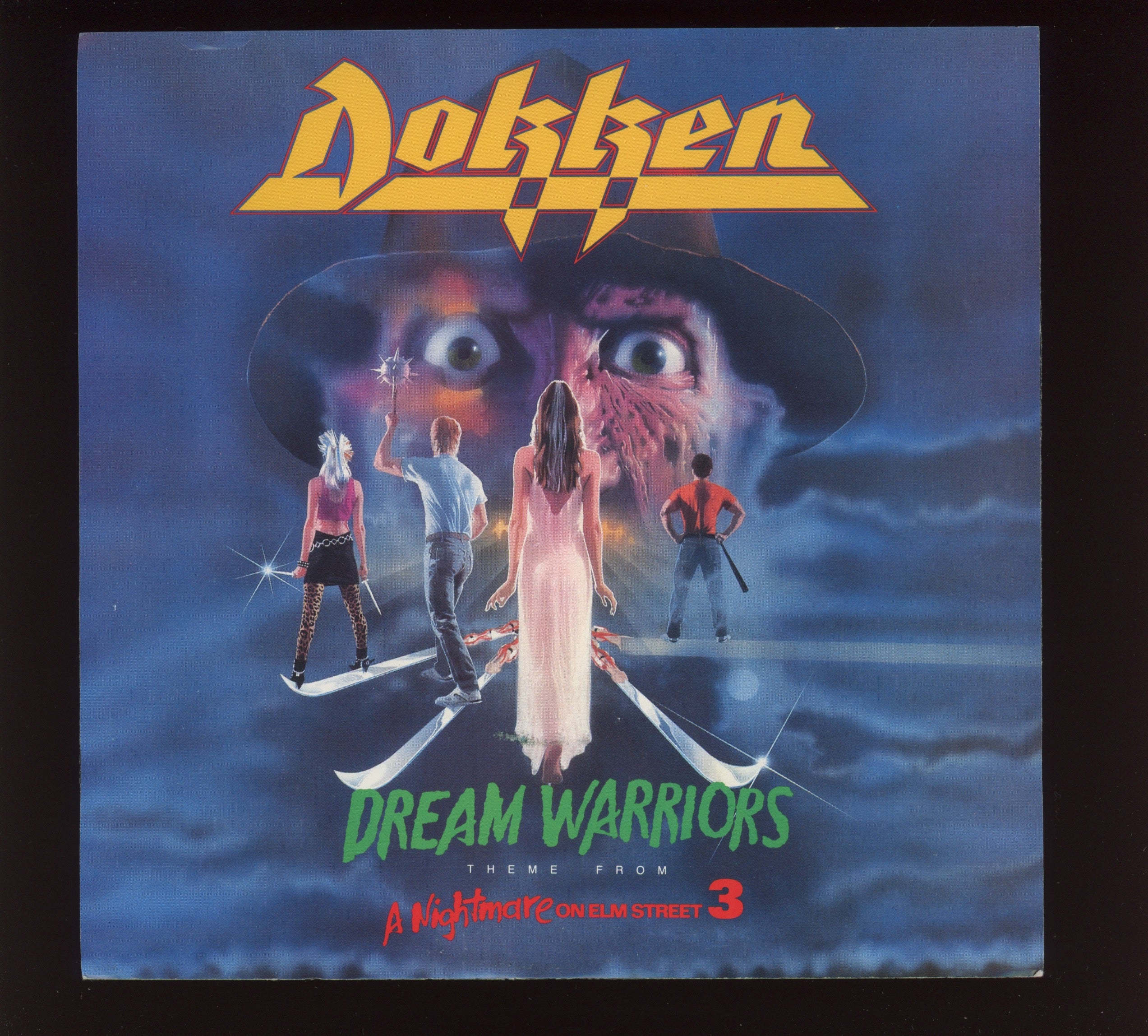 Dokken - Dream Warriors on Elektra With Picture Sleeve
