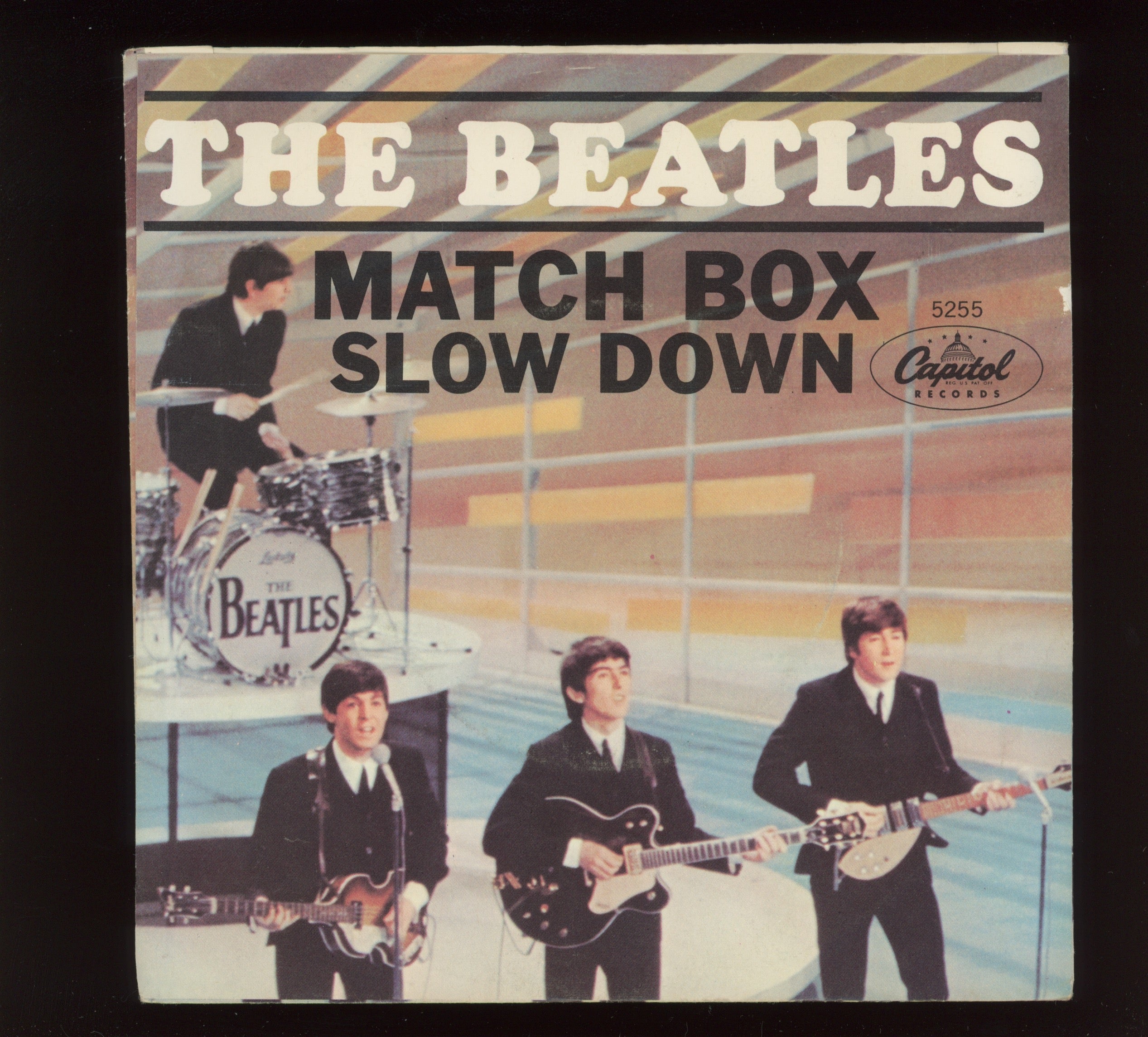 The Beatles - Matchbox / Slow Down on Capitol 45 With Picture Sleeve