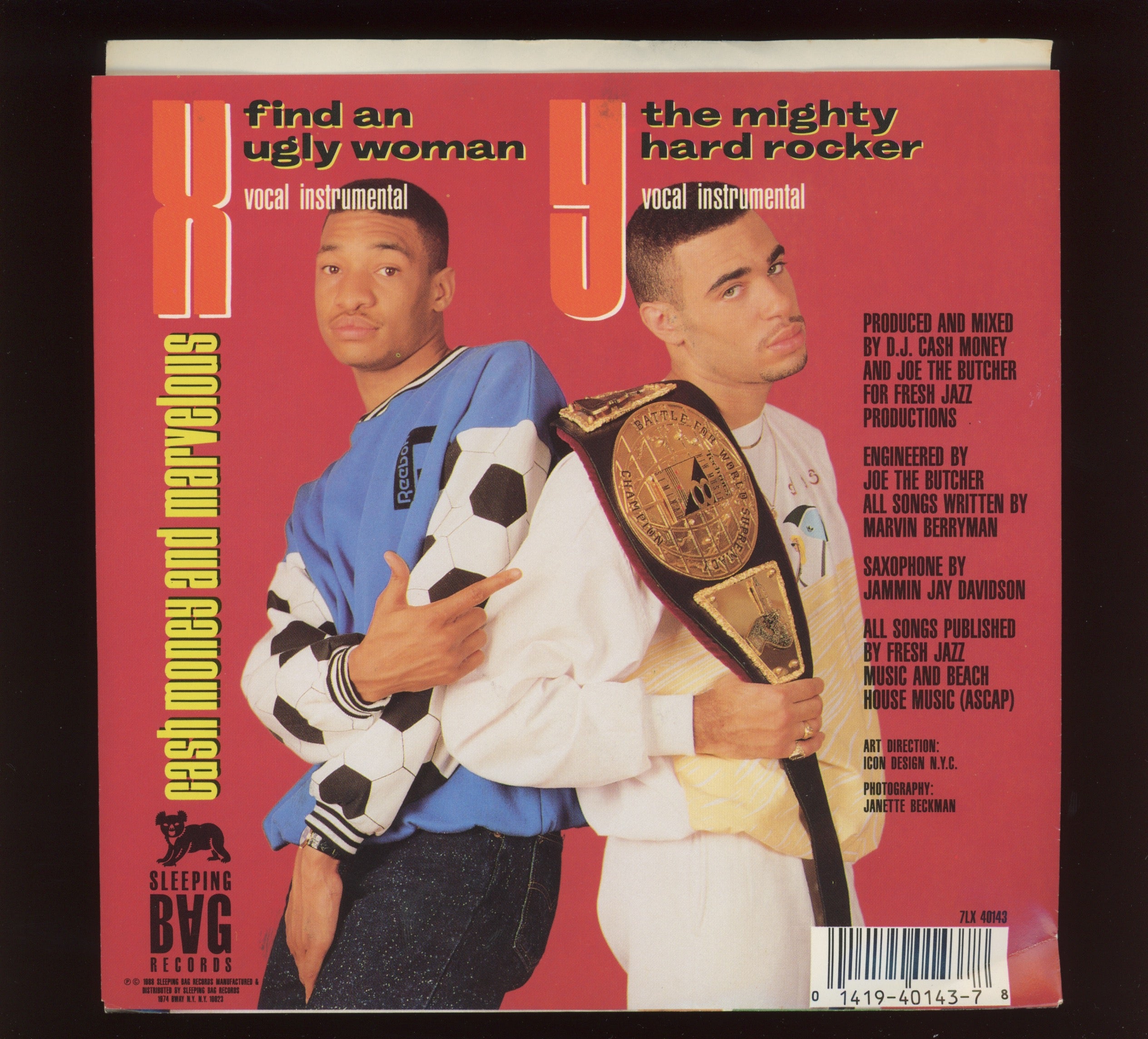 Cash Money & Marvelous - Find An Ugly Woman on Sleeping Bag With Picture Sleeve