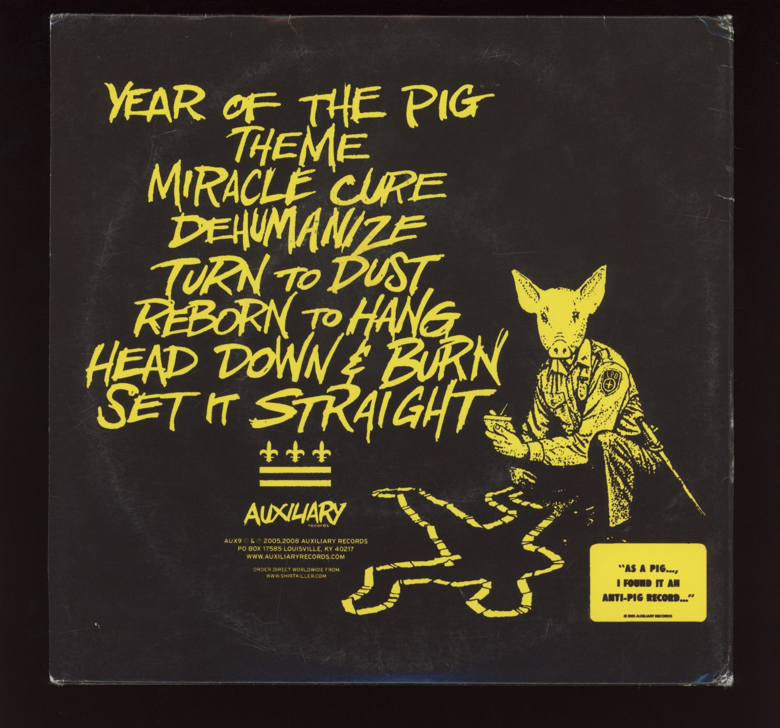 Coliseum - Goddamage EP on Auxillary Yellow Vinyl Reissue