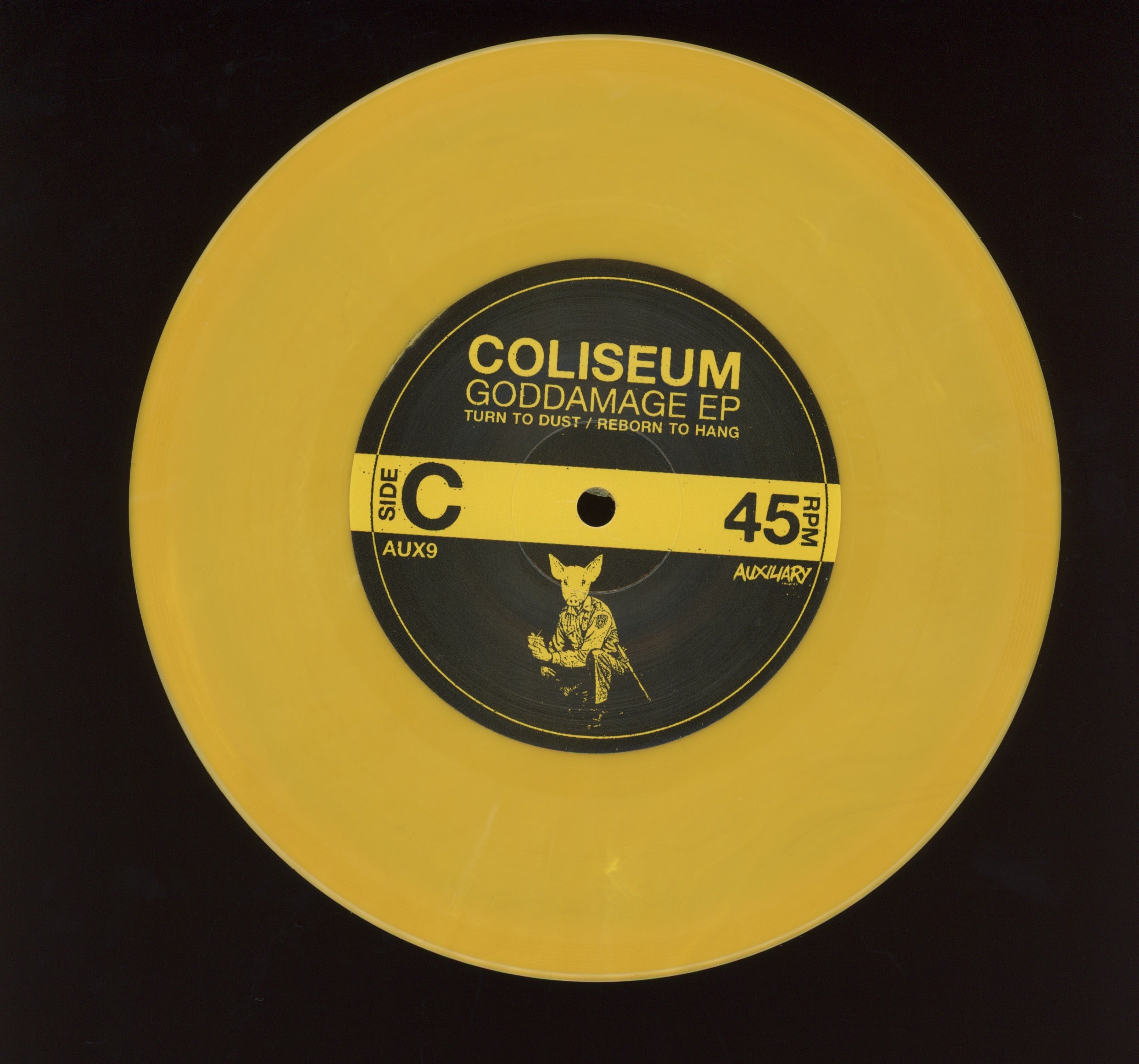Coliseum - Goddamage EP on Auxillary Yellow Vinyl Reissue