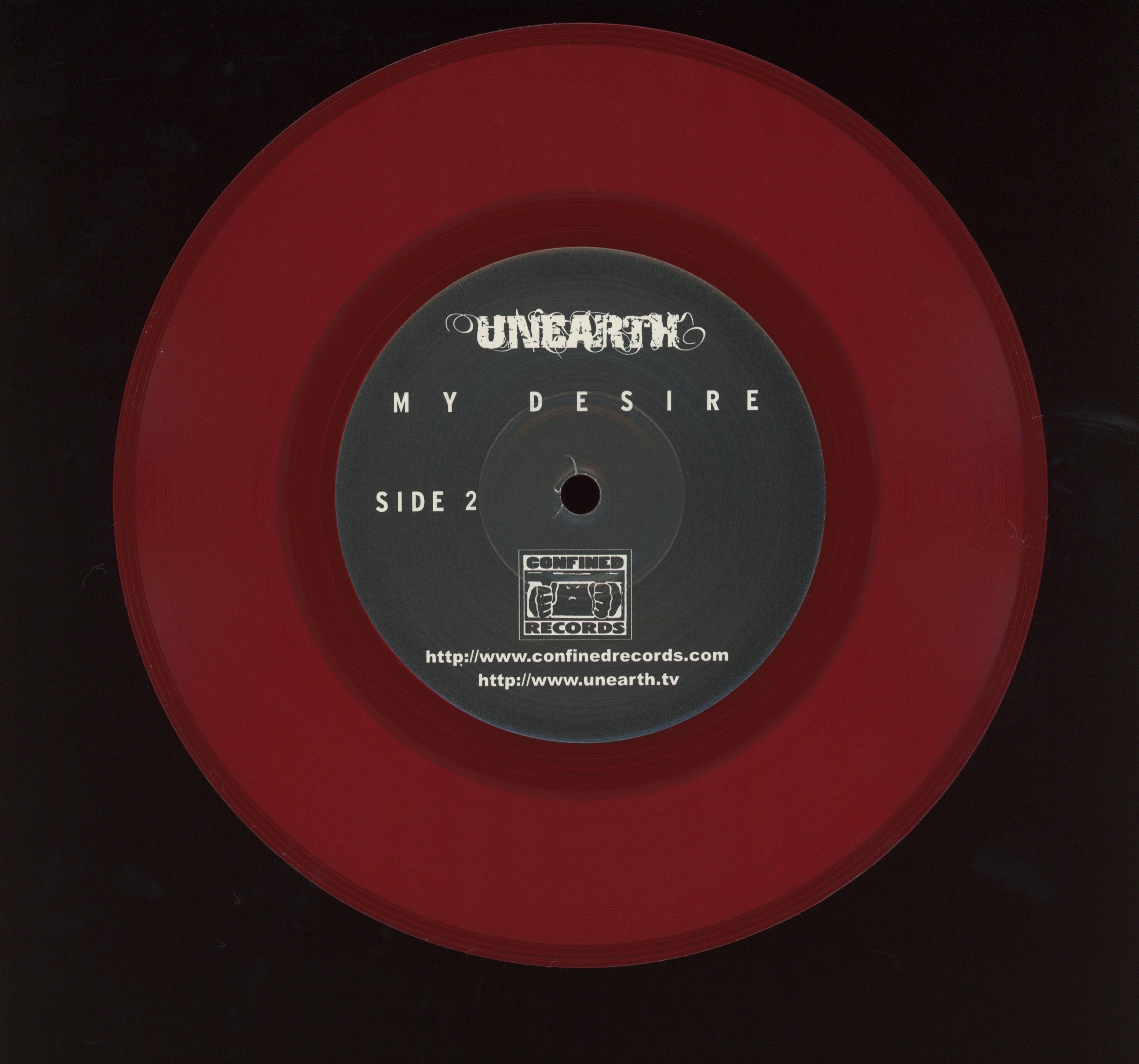 Unearth - Endless / My Desire on Confined Red Translucent 7"