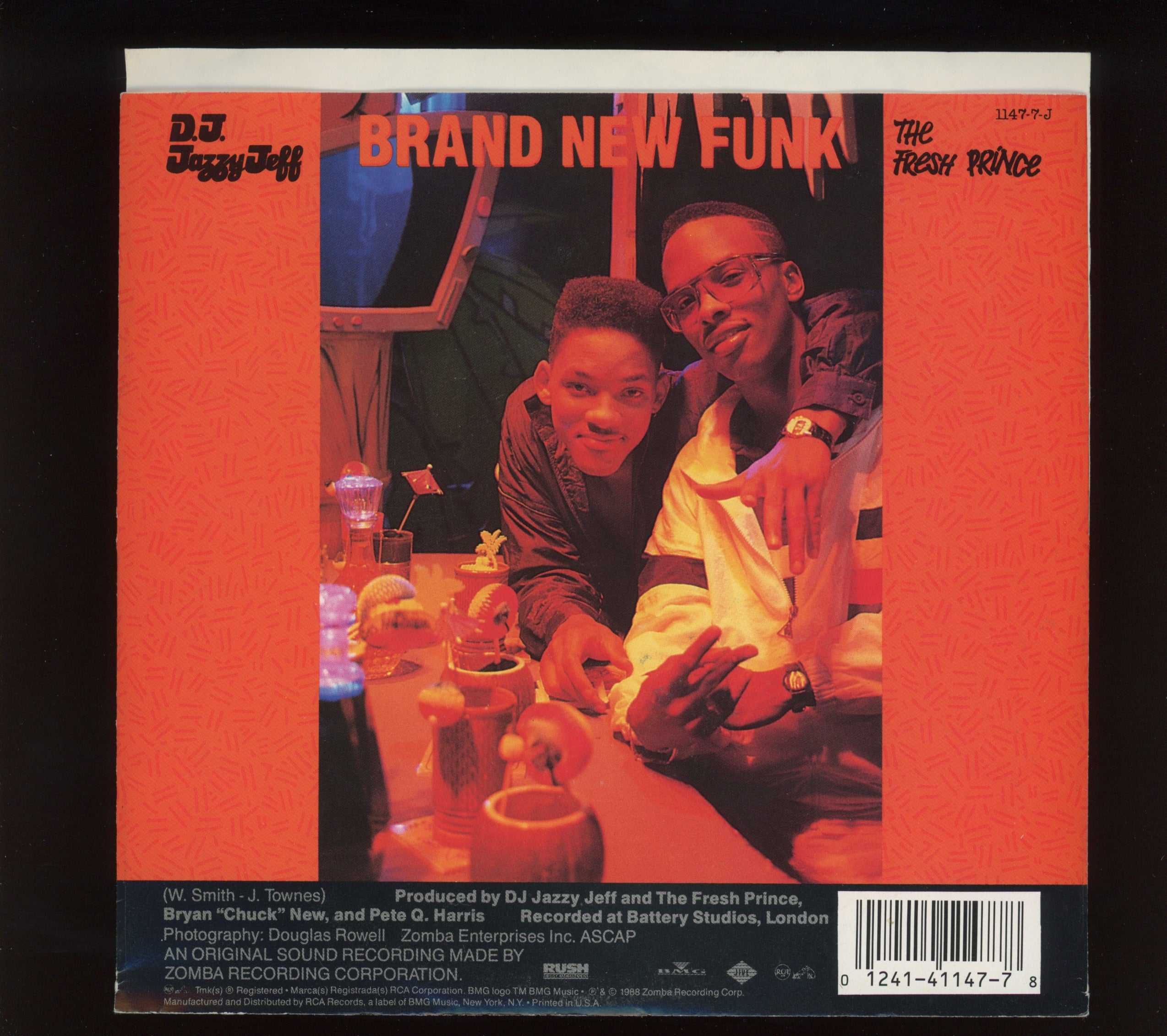 DJ Jazzy Jeff & The Fresh Prince - Girls Ain't Nothing But Trouble on Jive With Picture Sleeve