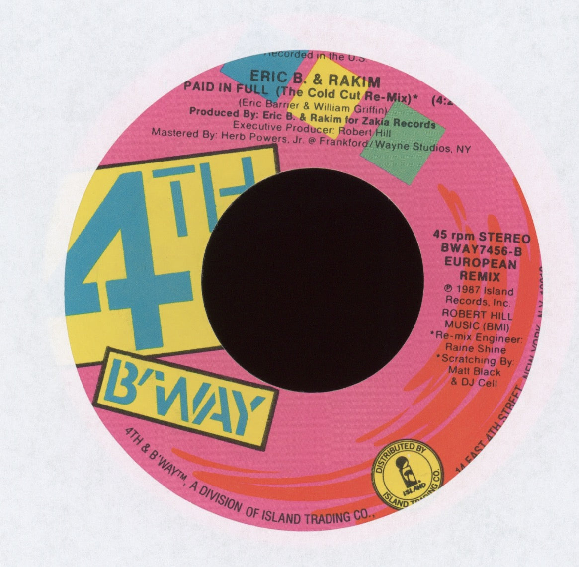 Eric B. & Rakim - Move The Crowd on 4th & Broadway