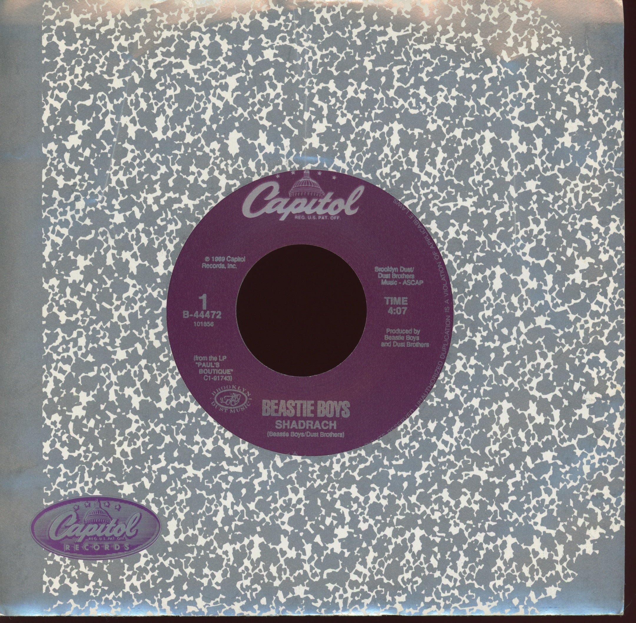 Beastie Boys - Shadrach on Capitol