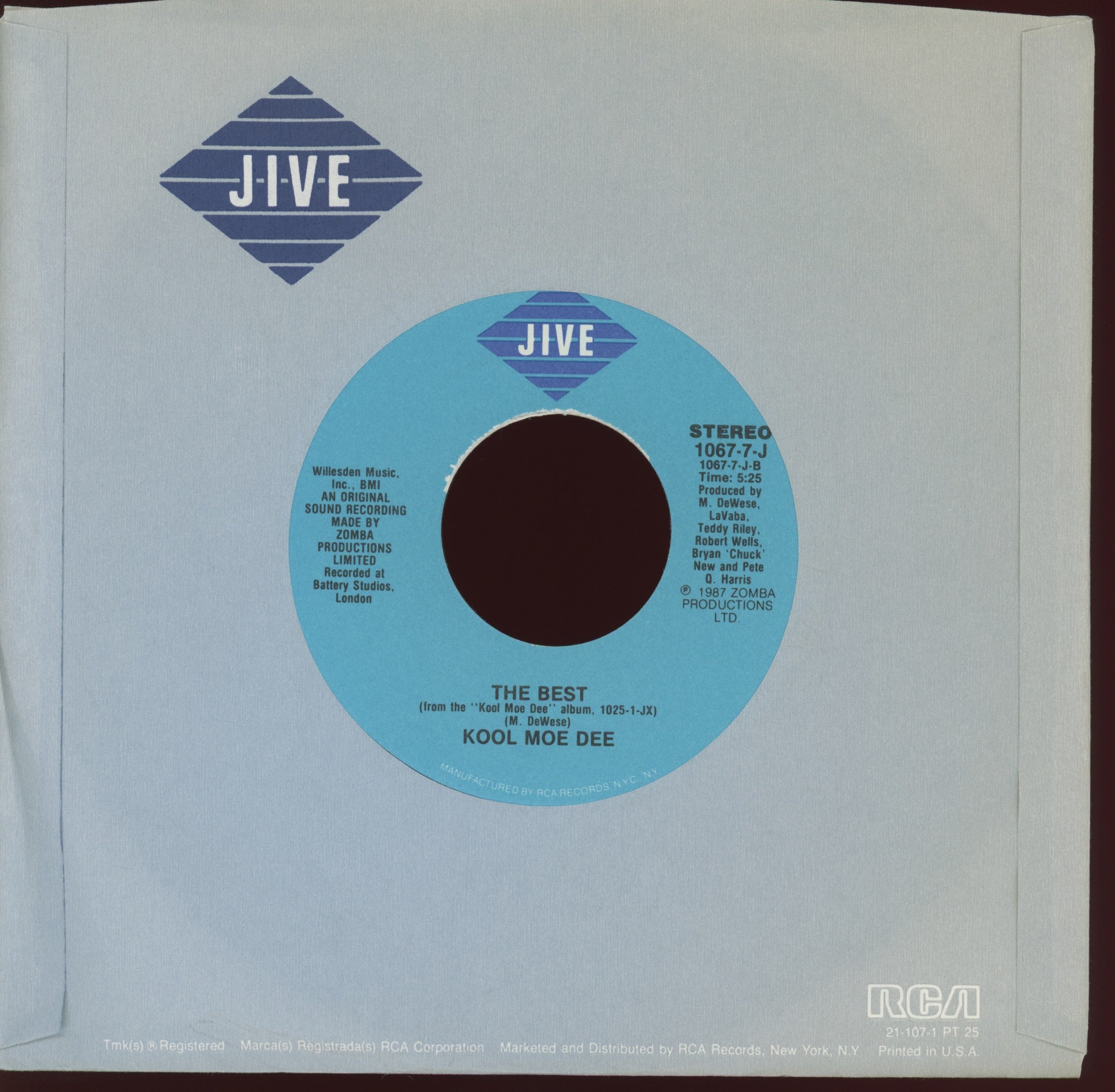 Kool Moe Dee - Dumb Dick (Richard) on Jive
