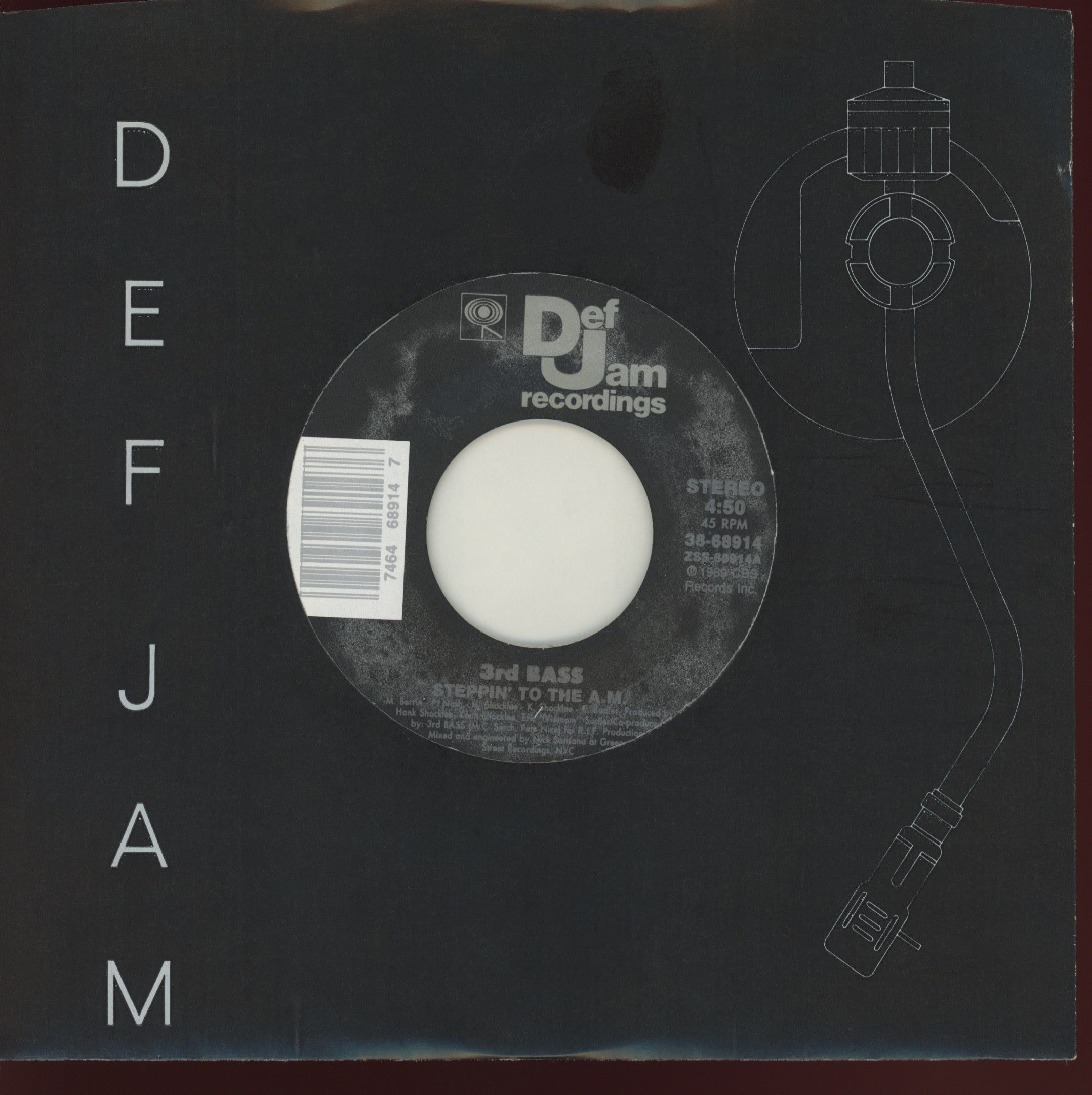 3rd Bass - Steppin' To The A.M. on Def Jam