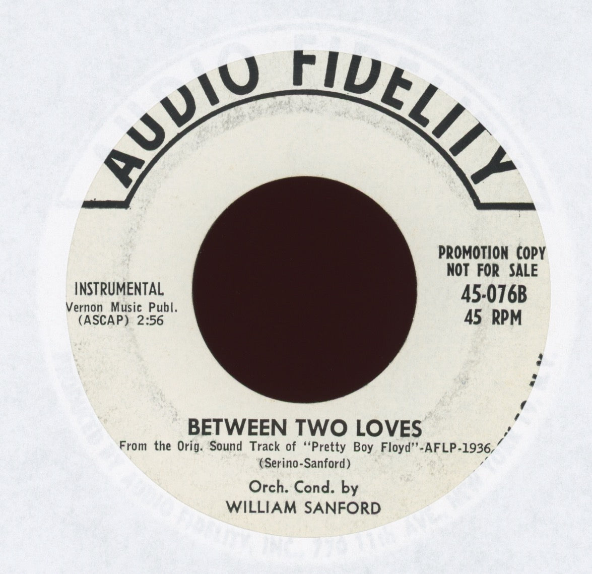 David Boots - Pretty Boy Blues on Audio Fidelity Promo