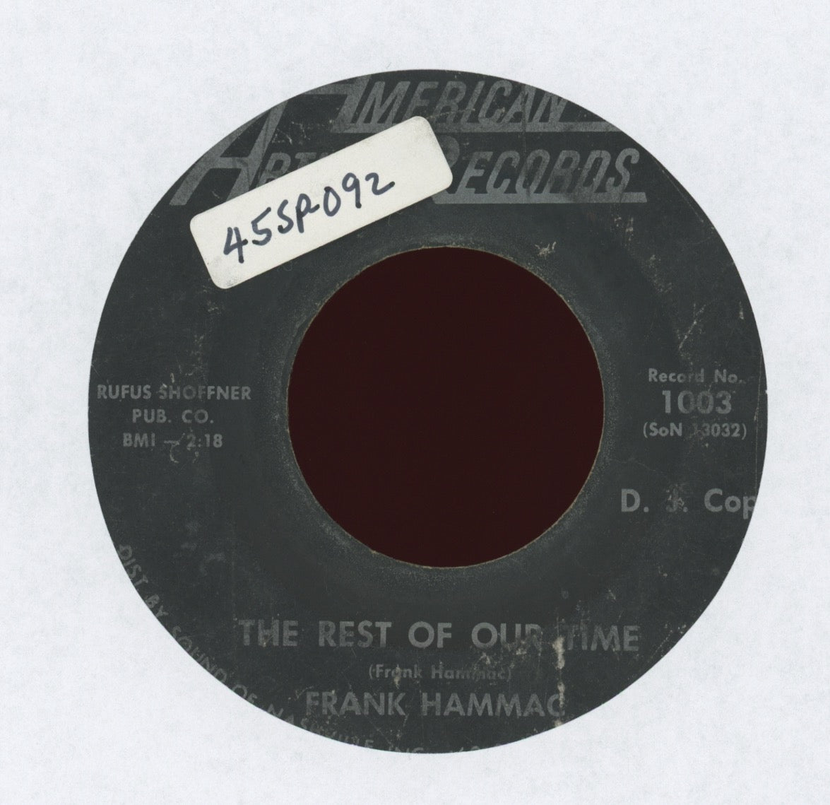 Frank Hammac - World Of Pleasure on American Artist Promo