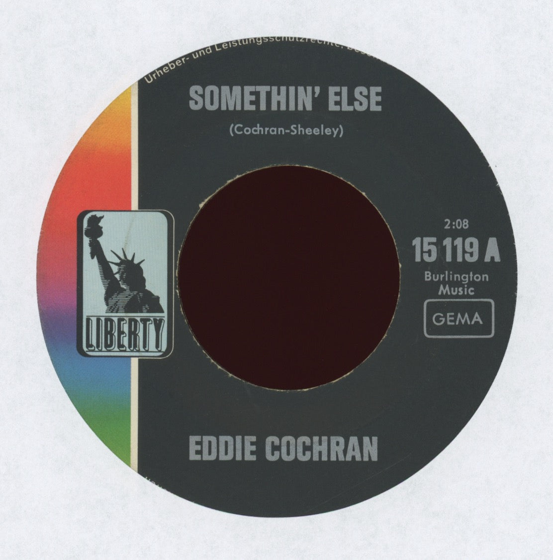 Eddie Cochran - Something Else on Liberty German Pressing