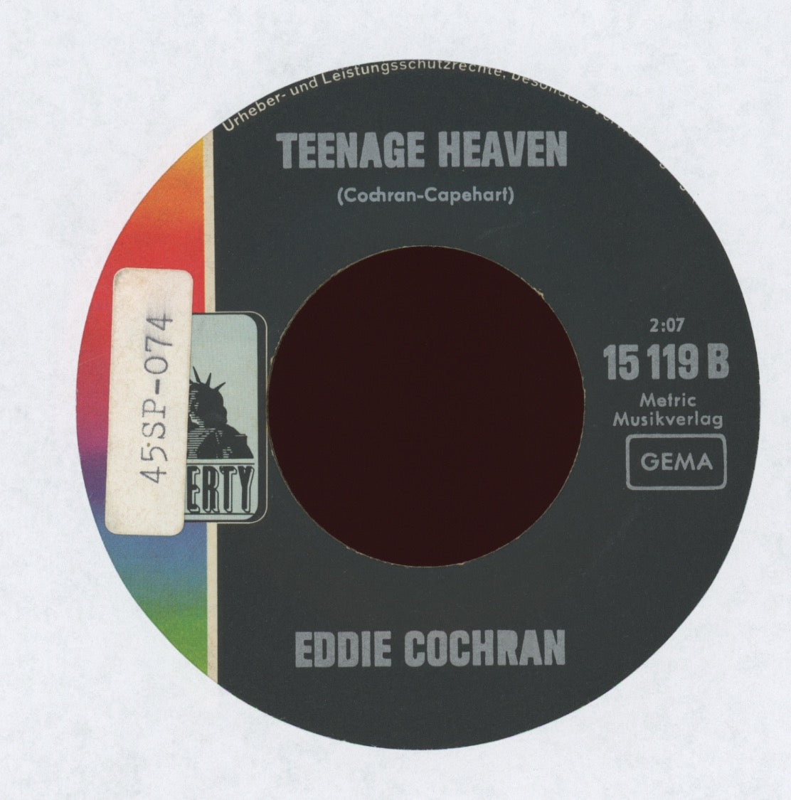 Eddie Cochran - Something Else on Liberty German Pressing