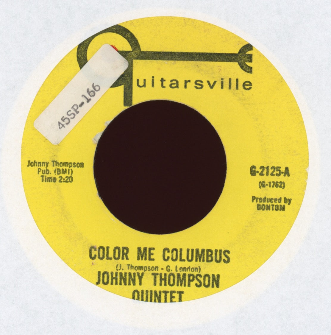 Johnny Thompson Quintet - Color Me Columbus on Guitarsville