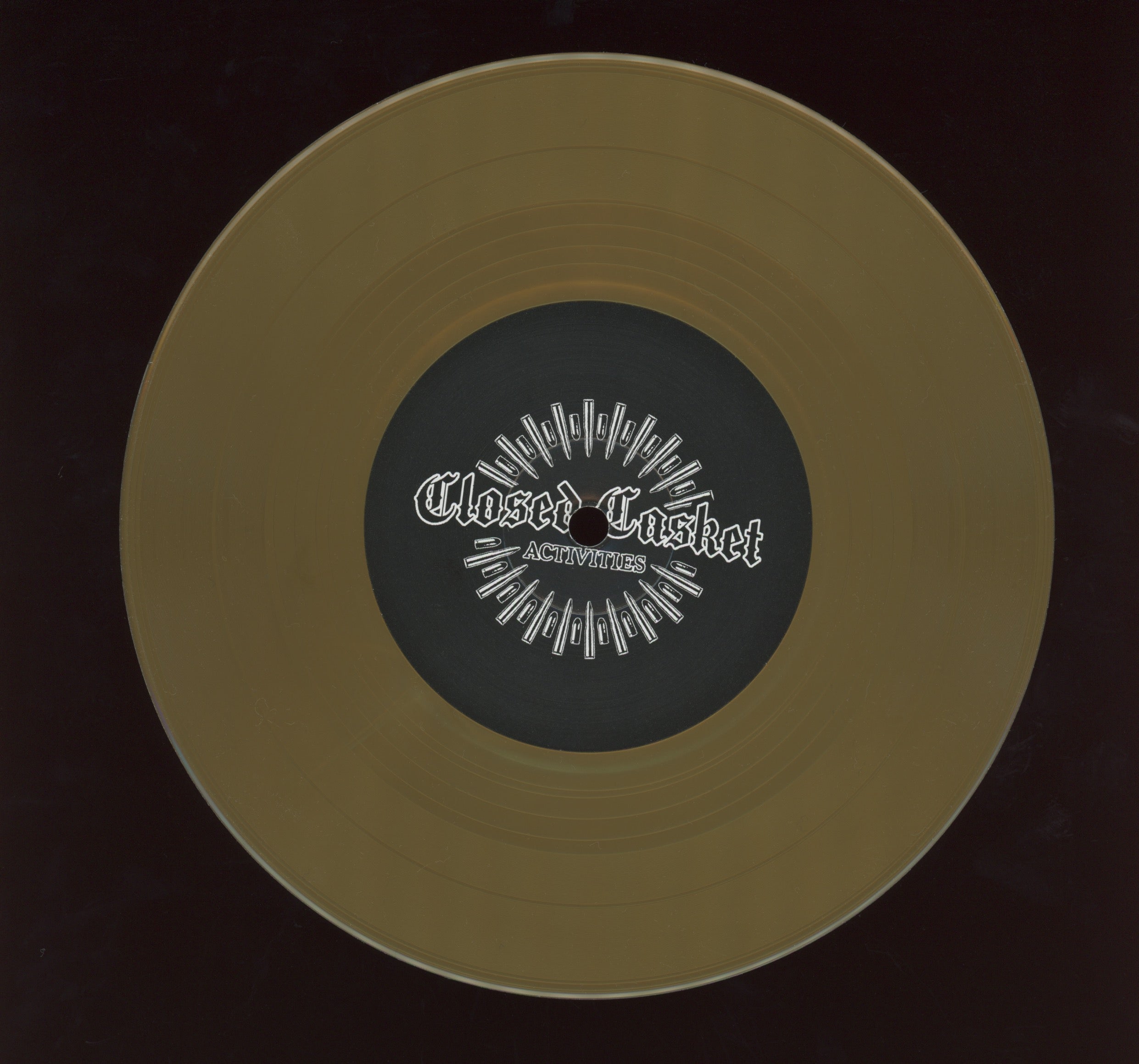 Nails / Full Of Hell on Closed Casket Activities Gold Metallic Split 7"