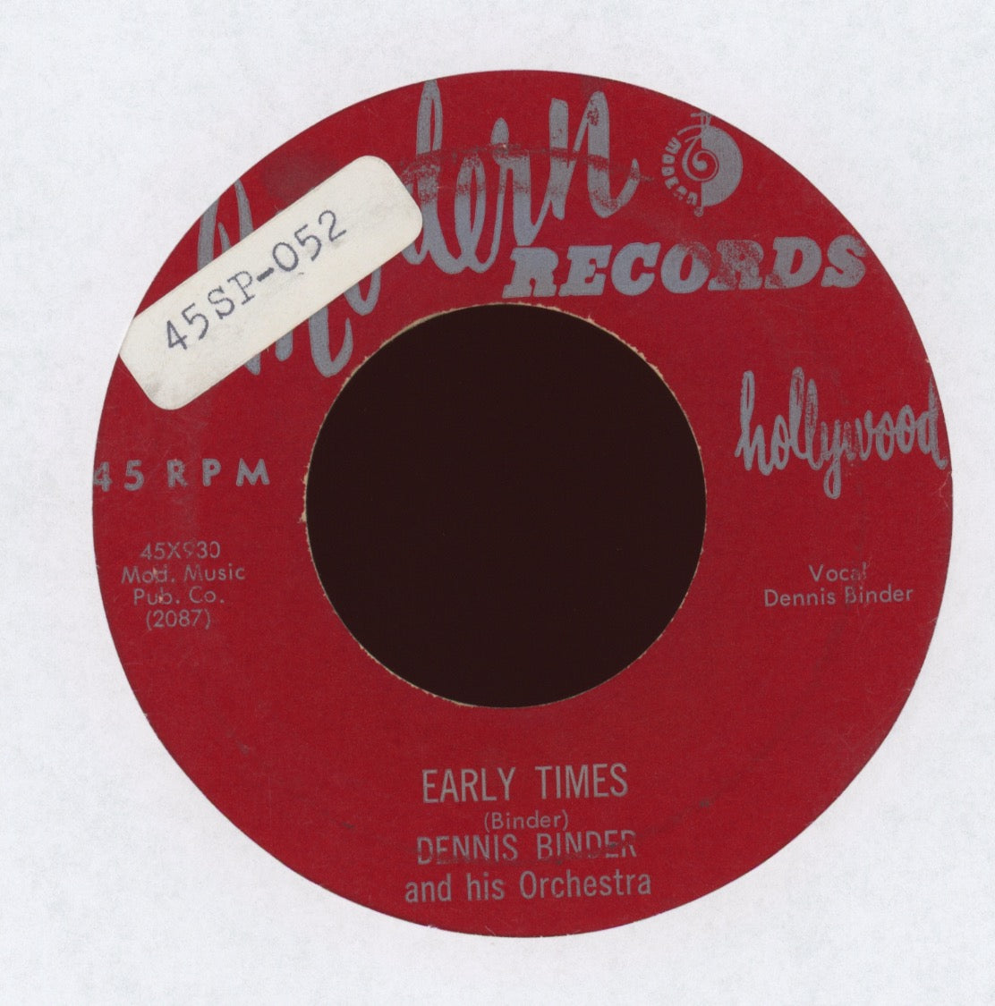 Dennis Binder And His Orchestra - I Miss You So on Modern