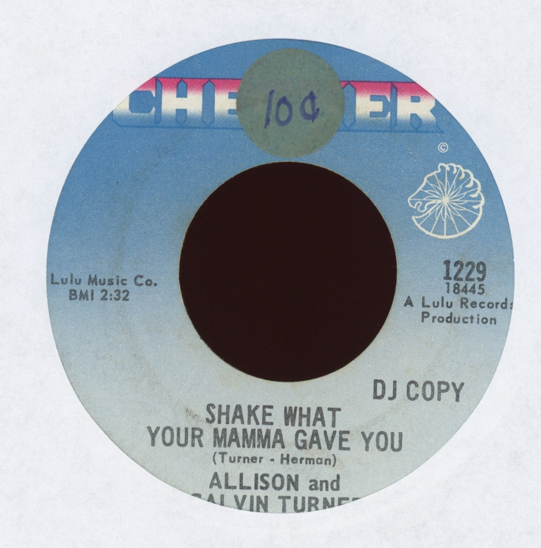 Allison and Calvin Turner - Yeah Memories on Checker Promo