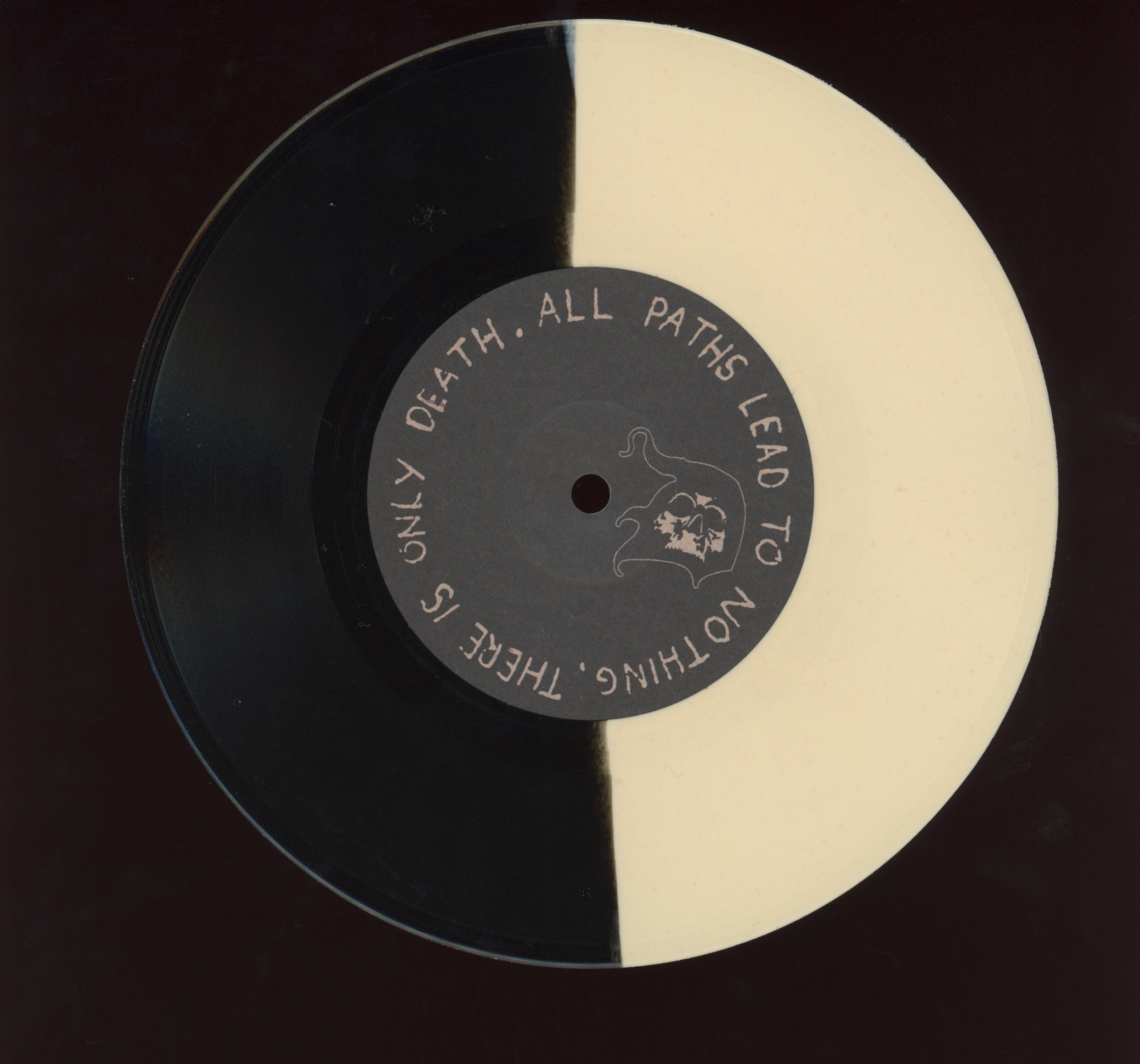 Disfear / Doomriders - All Paths Lead To Nothing, There Is Only Death on Deathwish Cream Vanillan and Black Split 7" Repress