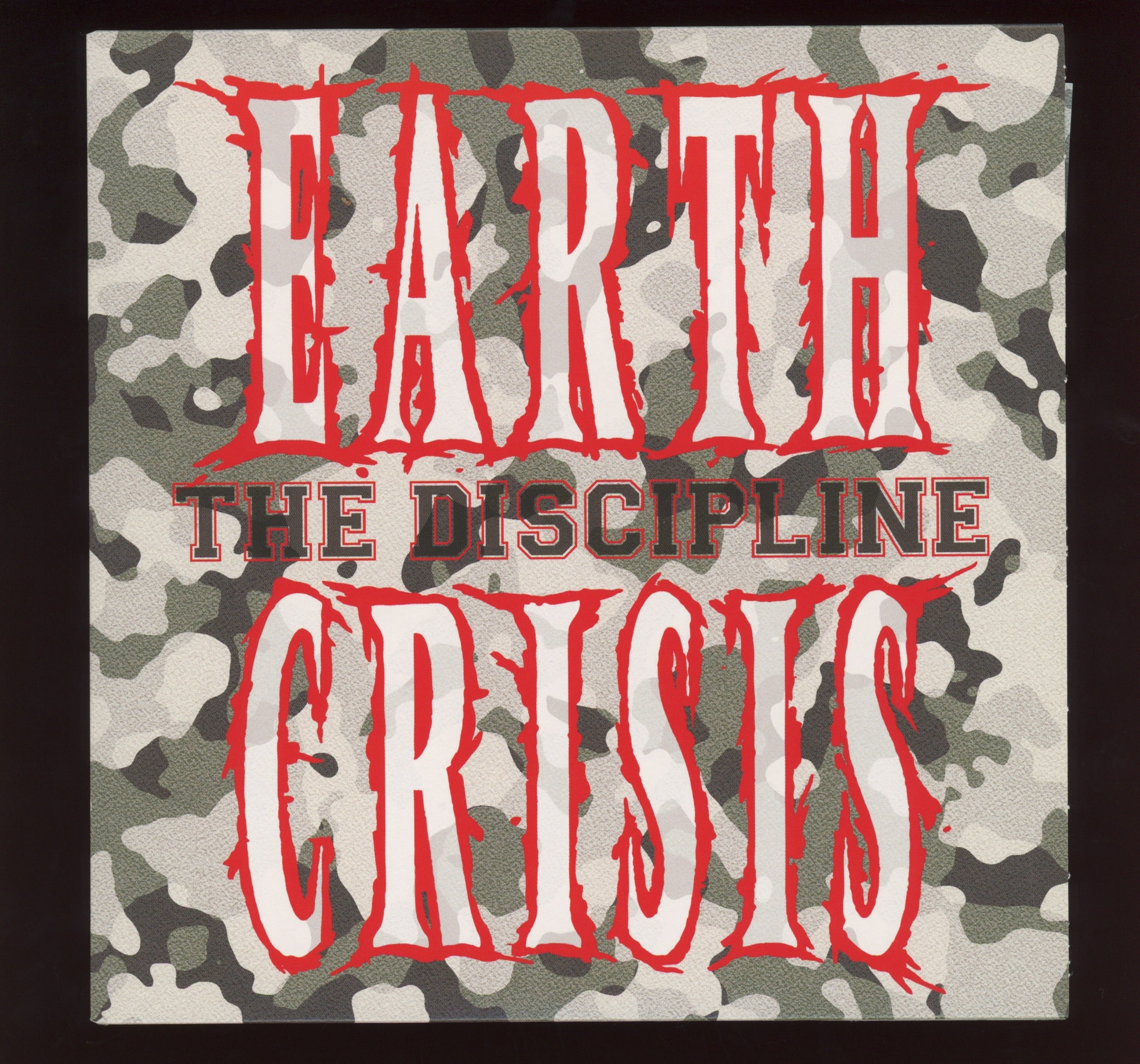 Earth Crisis - The Discipline on Bullet Tooth White Orange and Blue Splatter 7"