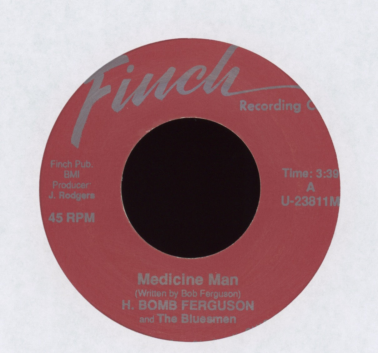 H-Bomb Ferguson - Medicine Man on Finch Translucent Red Vinyl