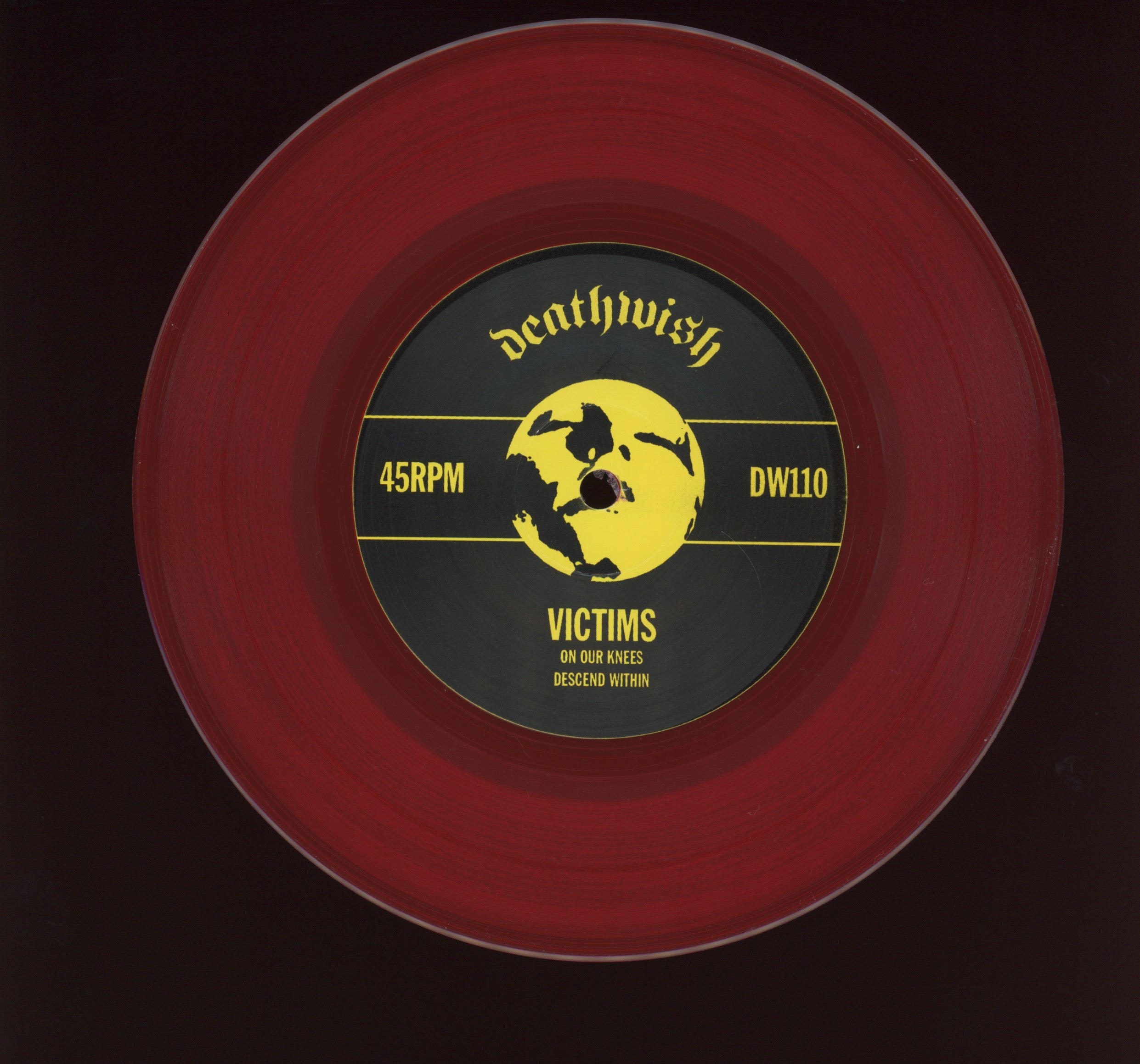 Kylesa / Victims on Deathwish Red Transparent Split 7"
