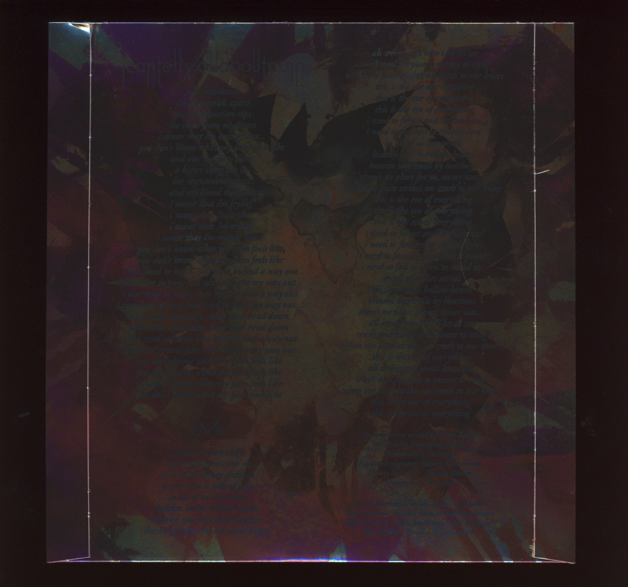 Converge - I Can Tell You About Pain on Deathwish Blue Opaque 7"