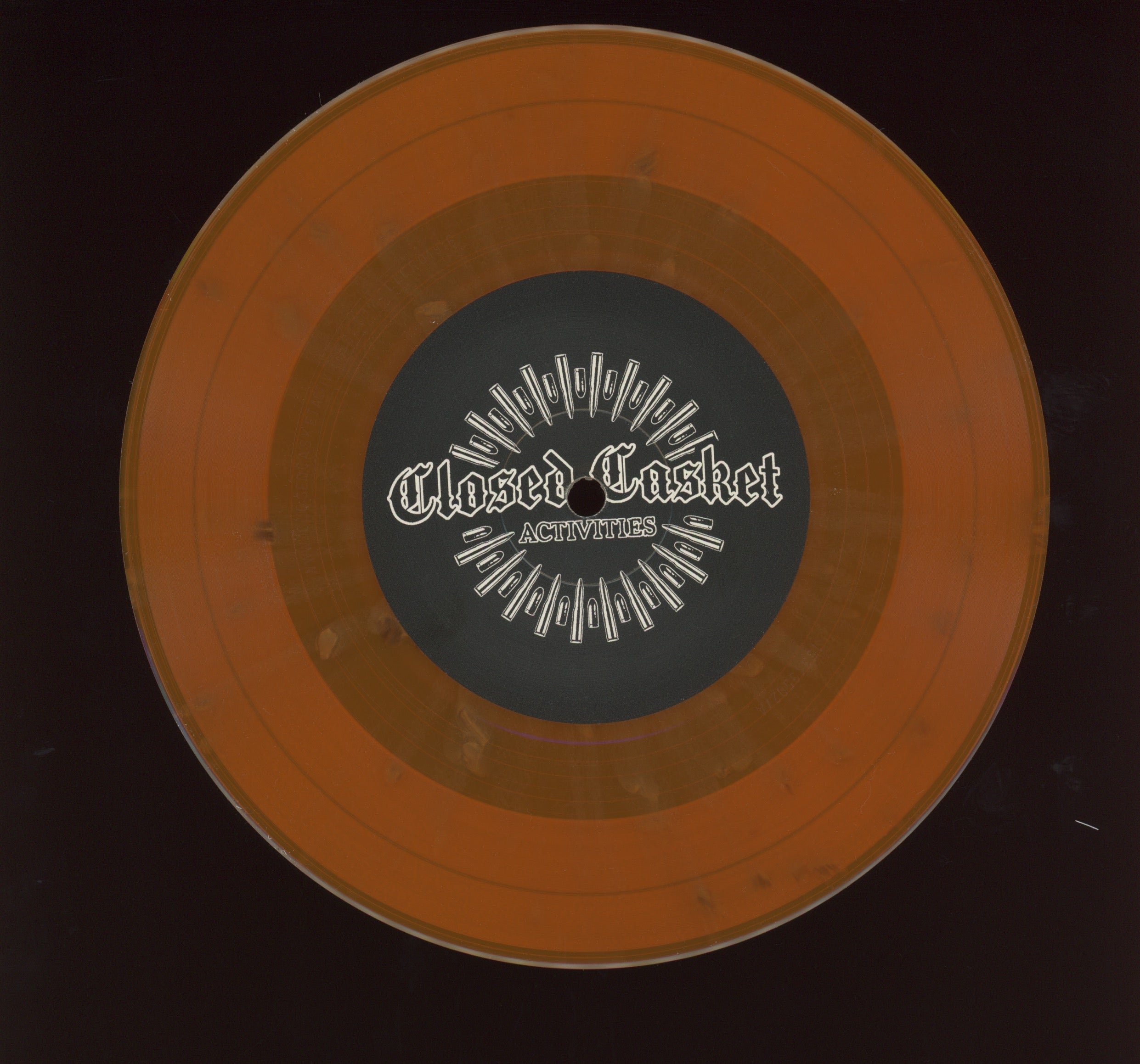 Xibalba - Diablo, Con Amor.. Adios. on Closed Casket Activities Bronze with Copper Splatter 7"