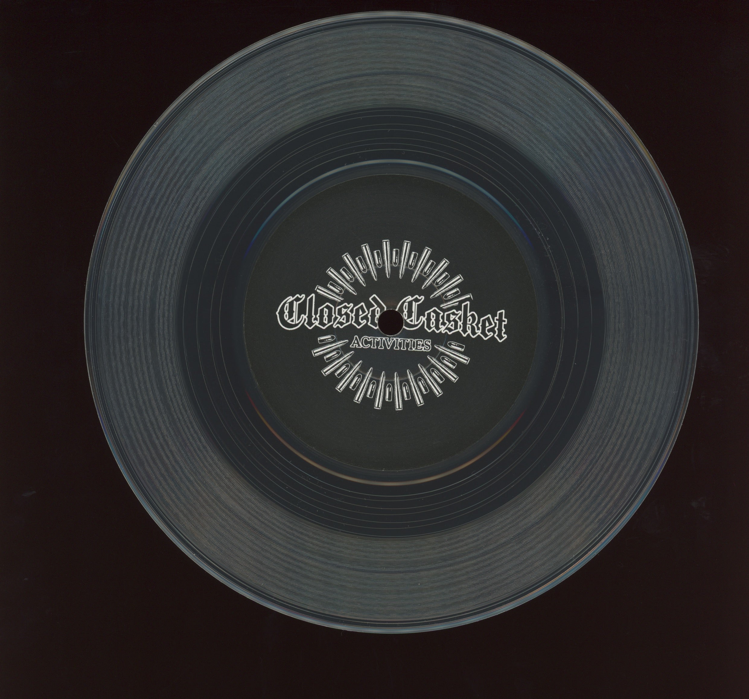 Nails / Full Of Hell on Closed Casket Activities Clear Vinyl Split 7"