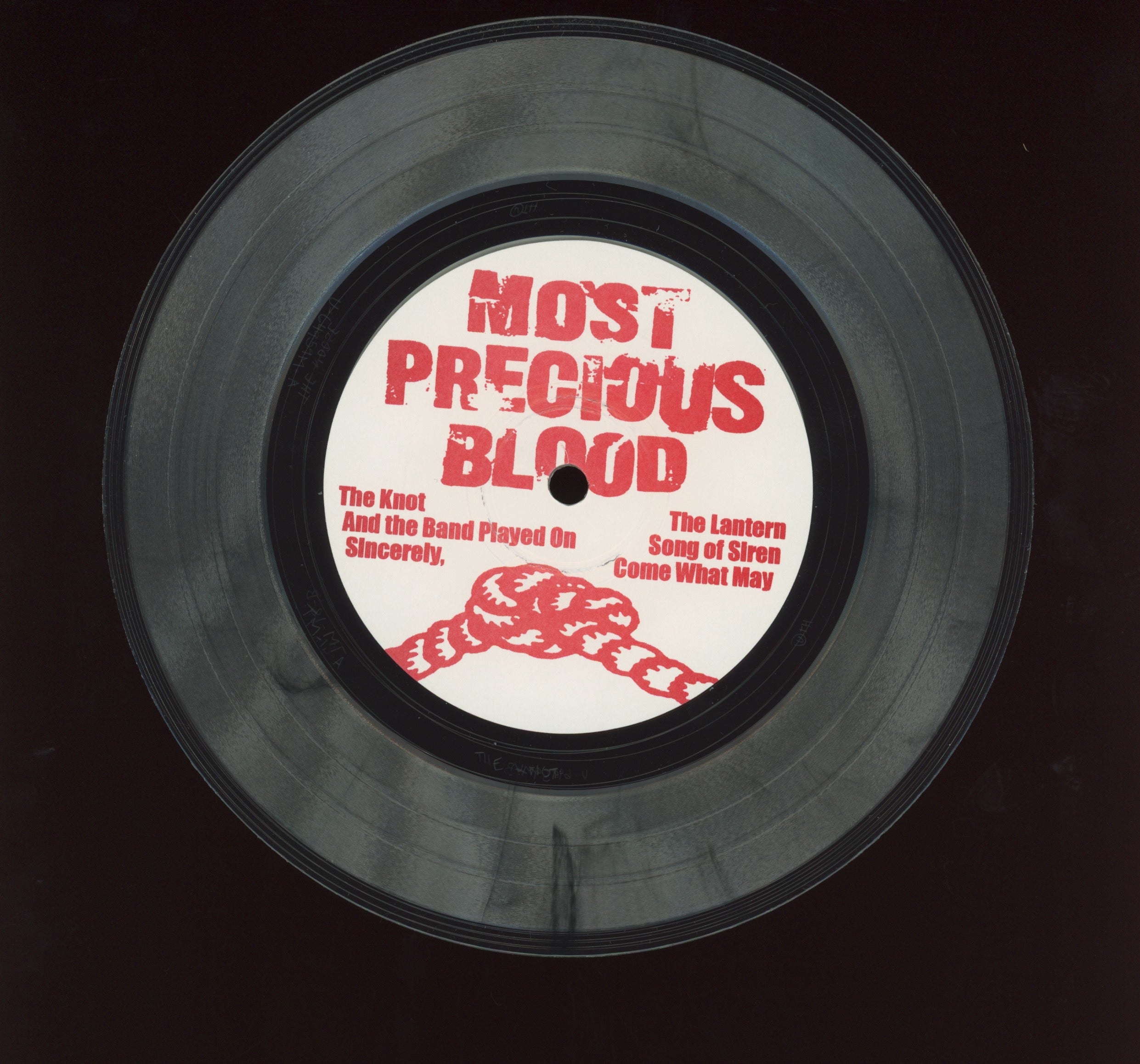 Most Precious Blood - Demo on Trip Machine Clear with Black Splatter 7"