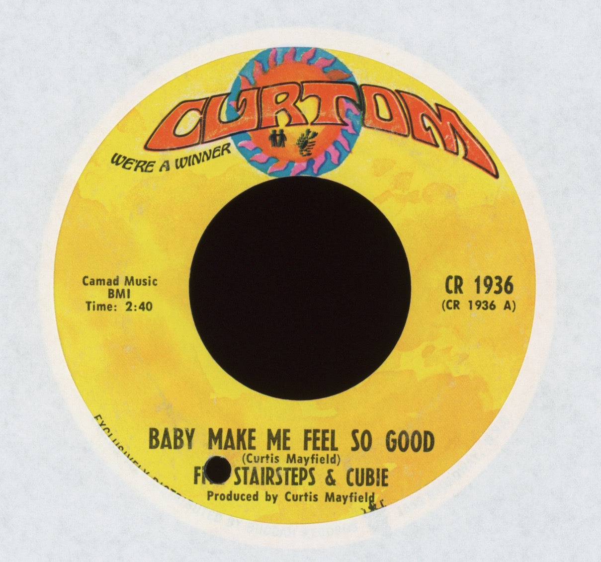 Five Stairsteps - Baby Make Me Feel So Good on Curtom