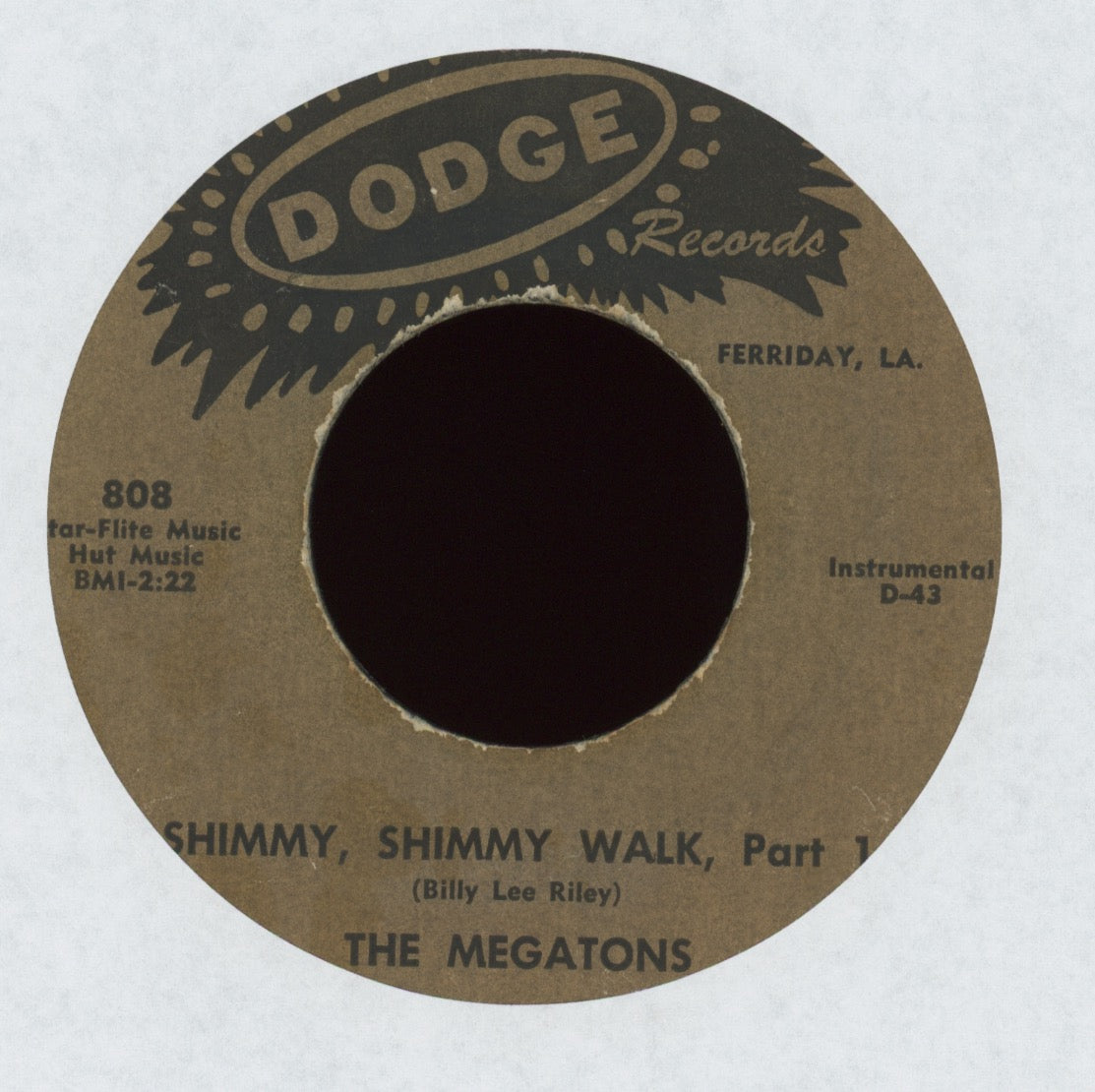 The Megatons - Shimmy, Shimmy Walk on Dodge