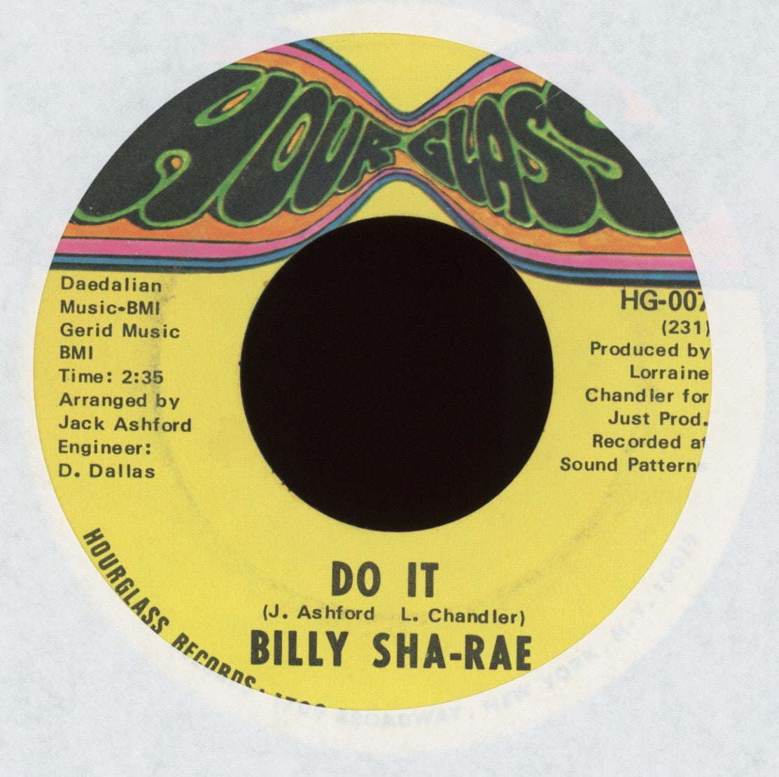 Billy Sha-Rae - Do It on Hourglass