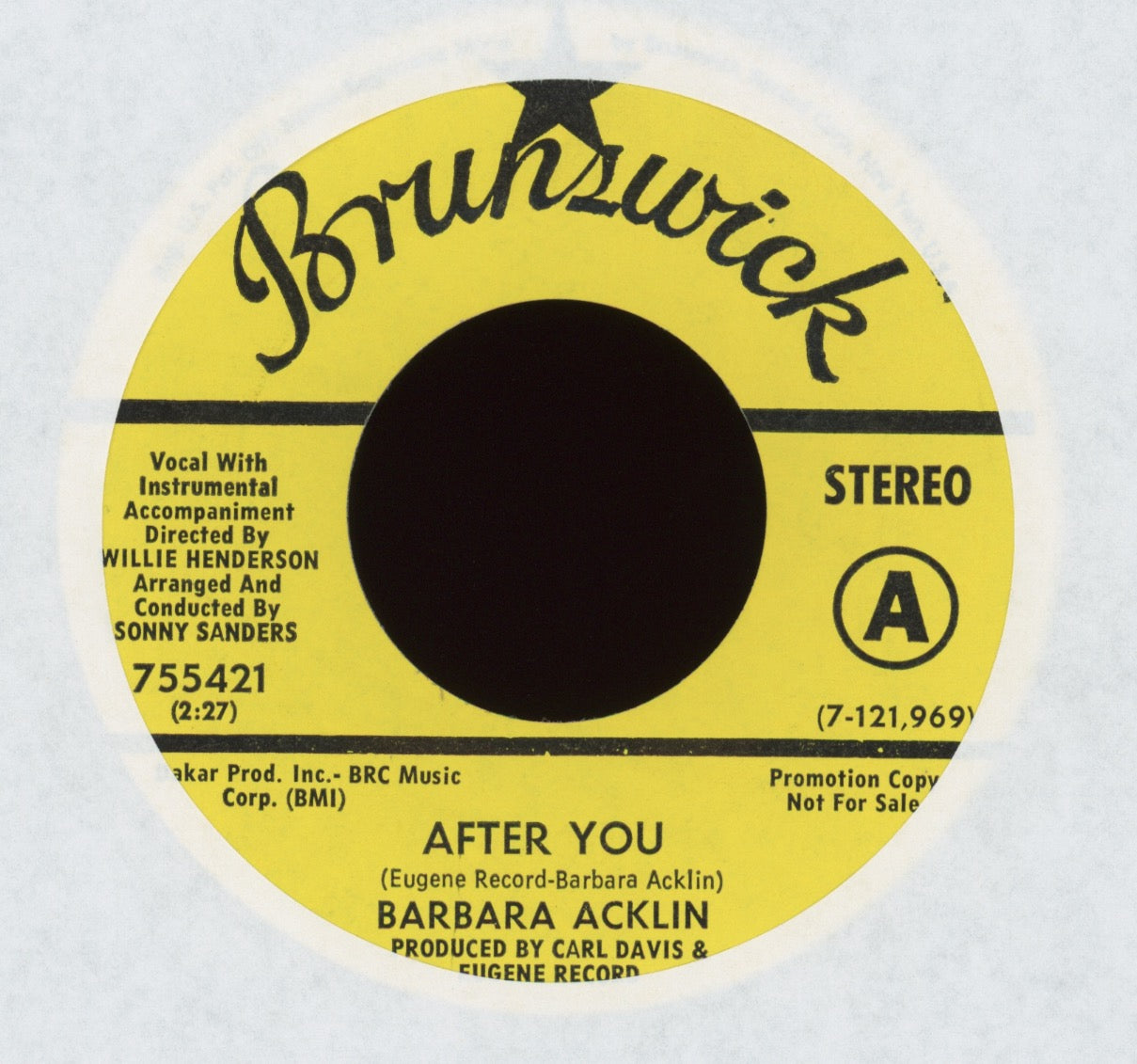 Barbara Acklin - After You on Brunswick Promo