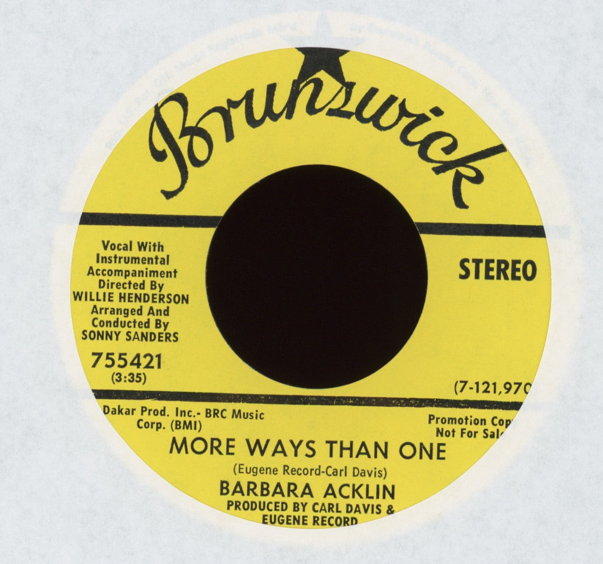 Barbara Acklin - After You on Brunswick Promo