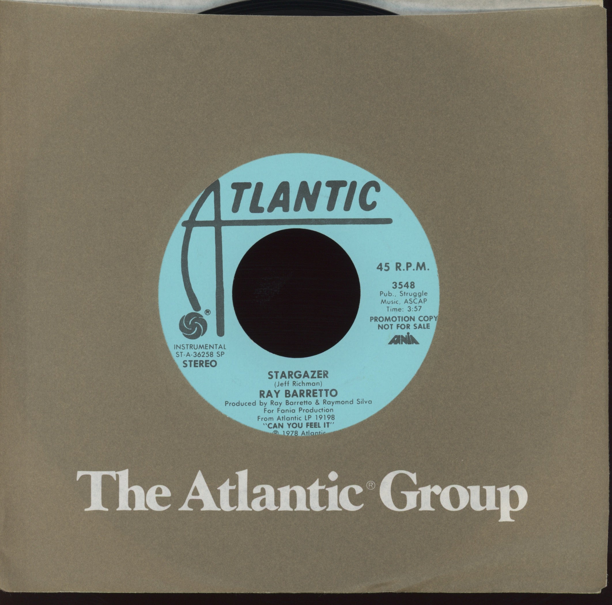 Ray Barretto - Stargazer on Atlantic Promo