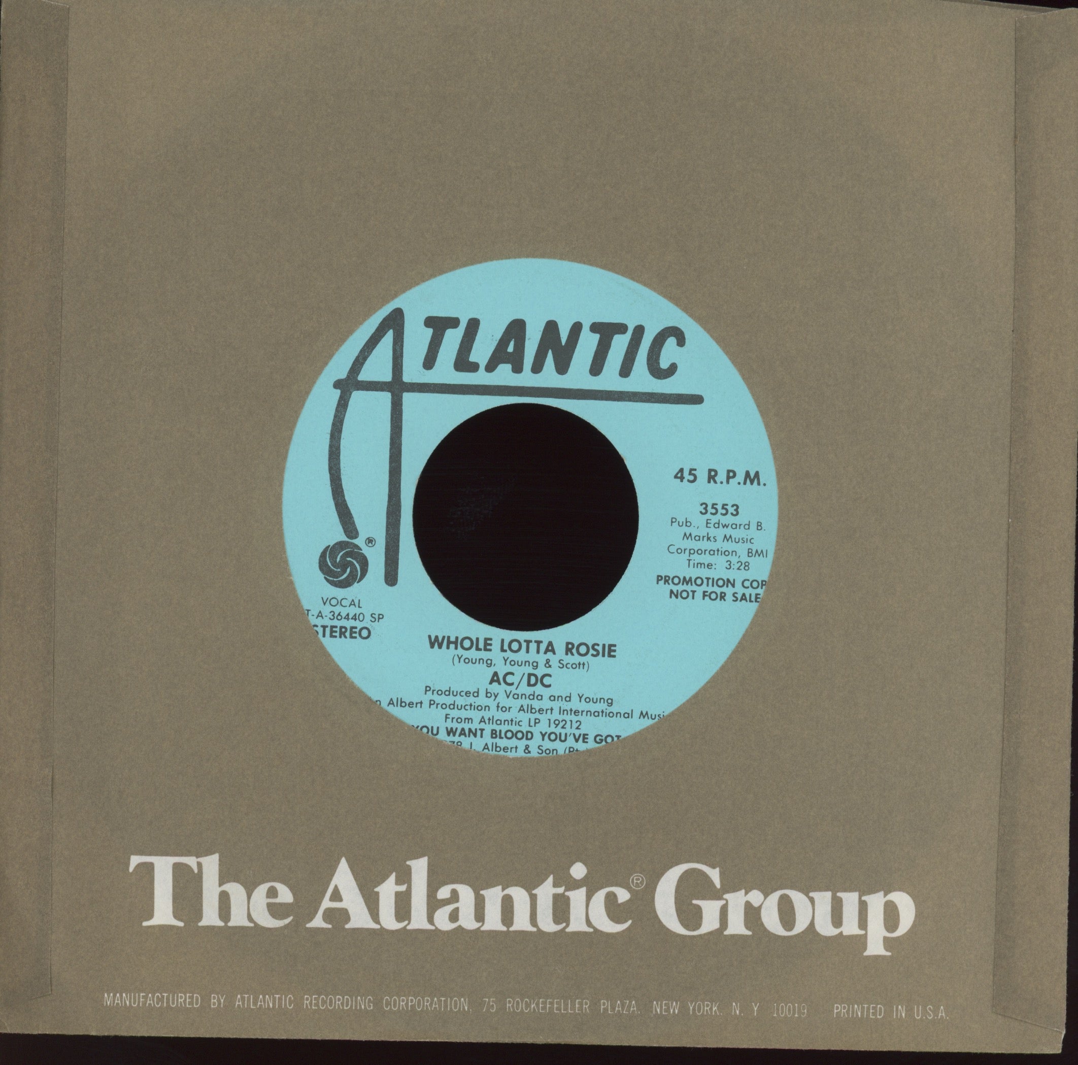 AC/DC - Whole Lotta Rosie on Atlantic Live Version Promo