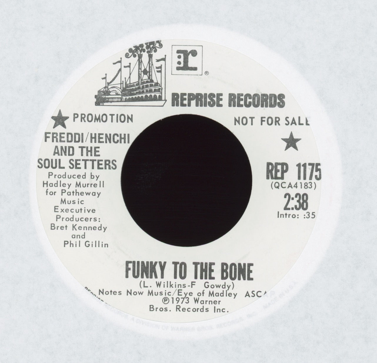 Freddi / Henchi And The Soul Setters - Funky To The Bone on Reprise Promo