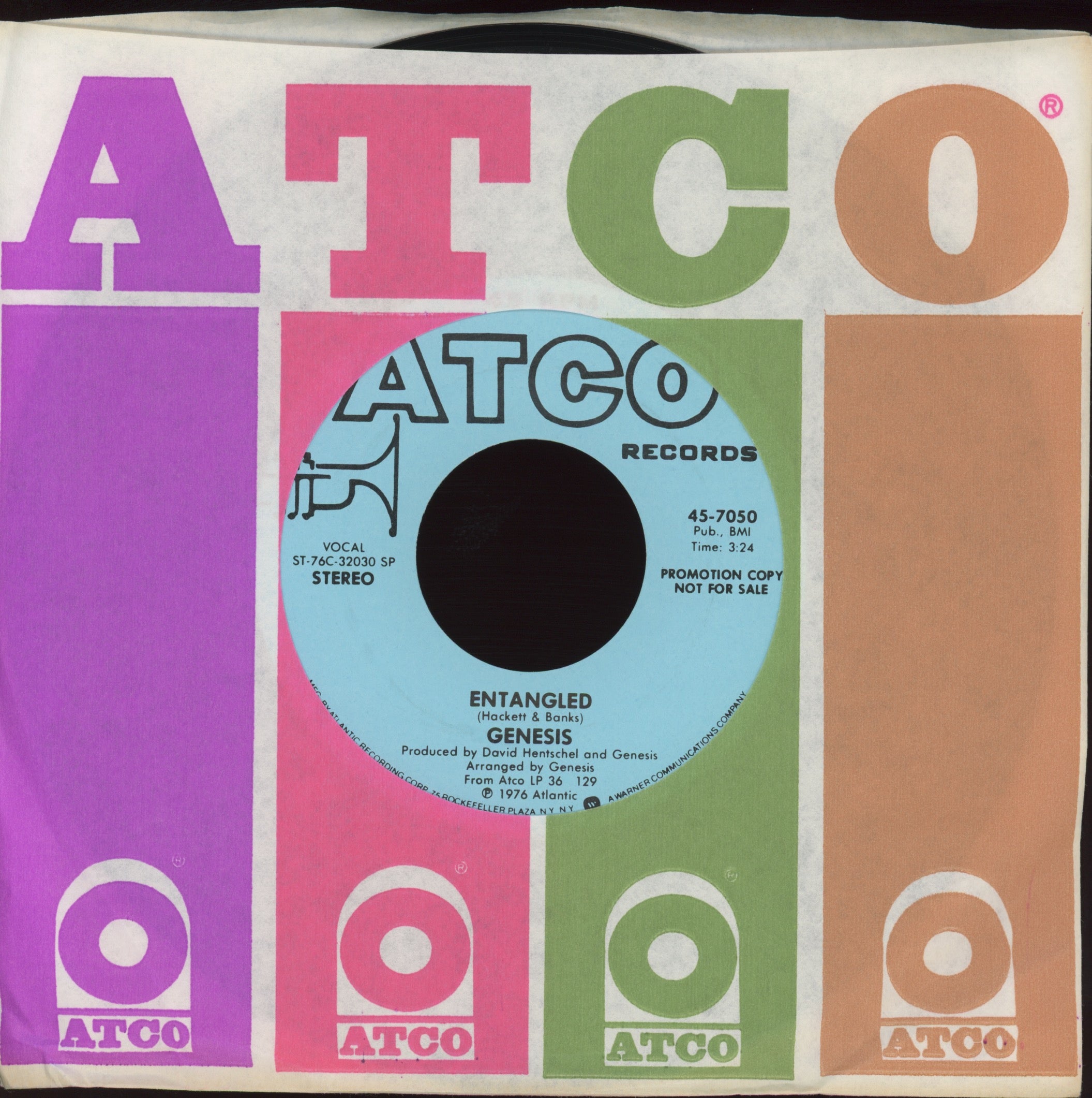 Genesis - Entangled on Atco Promo