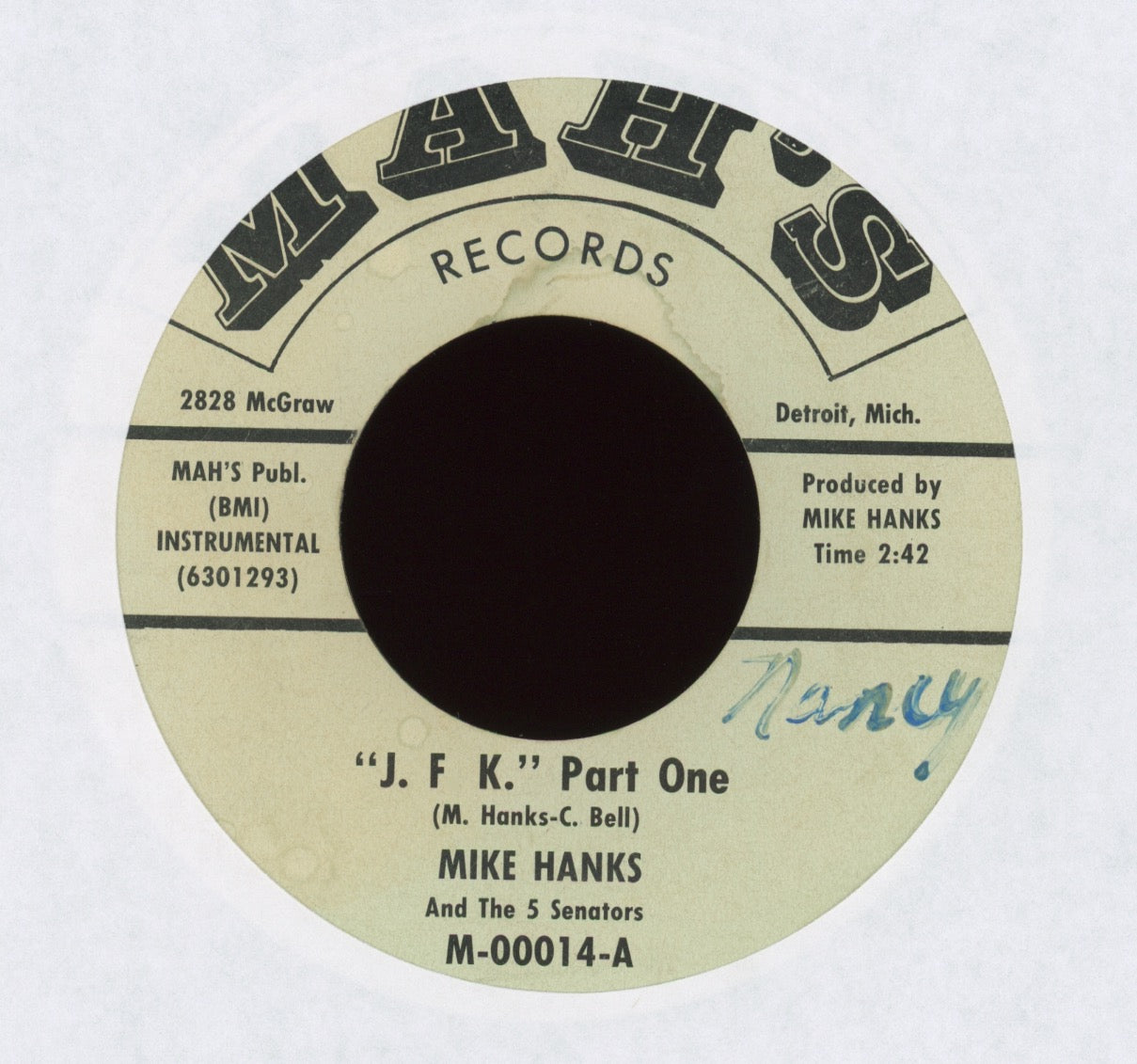 Mike Hanks - J.F.K. on Mah's
