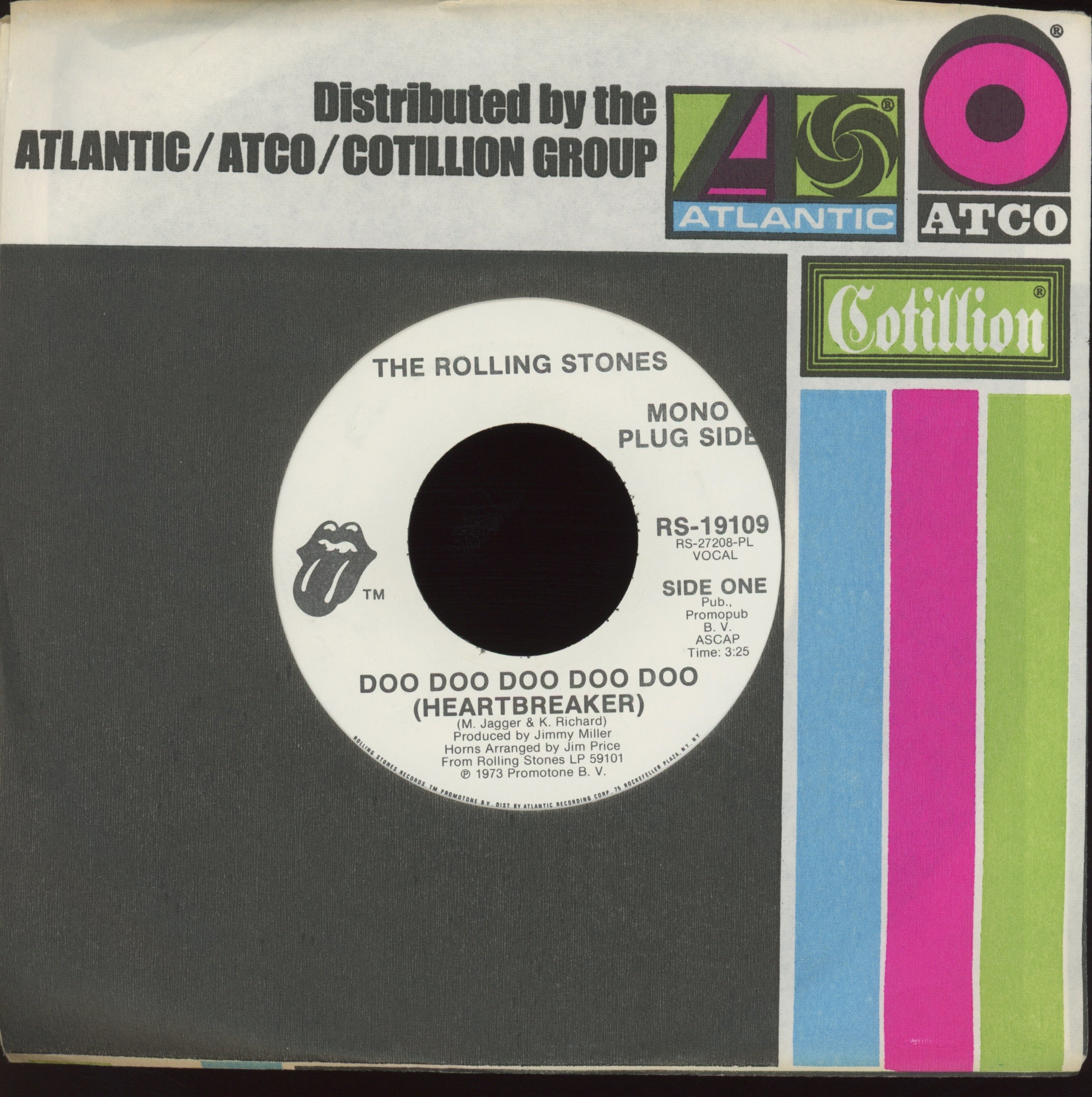The Rolling Stones - Doo Doo Doo Doo Doo (Heartbreaker) on Rolling Stones Records Promo