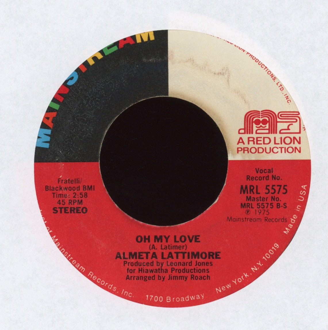 Almeta Latimore - These Memories on Mainstream