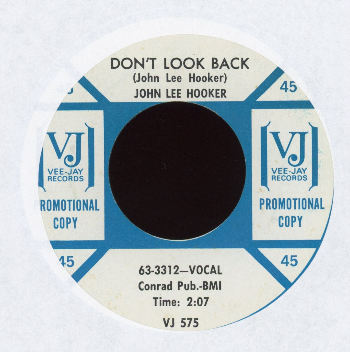 John Lee Hooker - Send Me Your Pillow on Vee Jay Promo