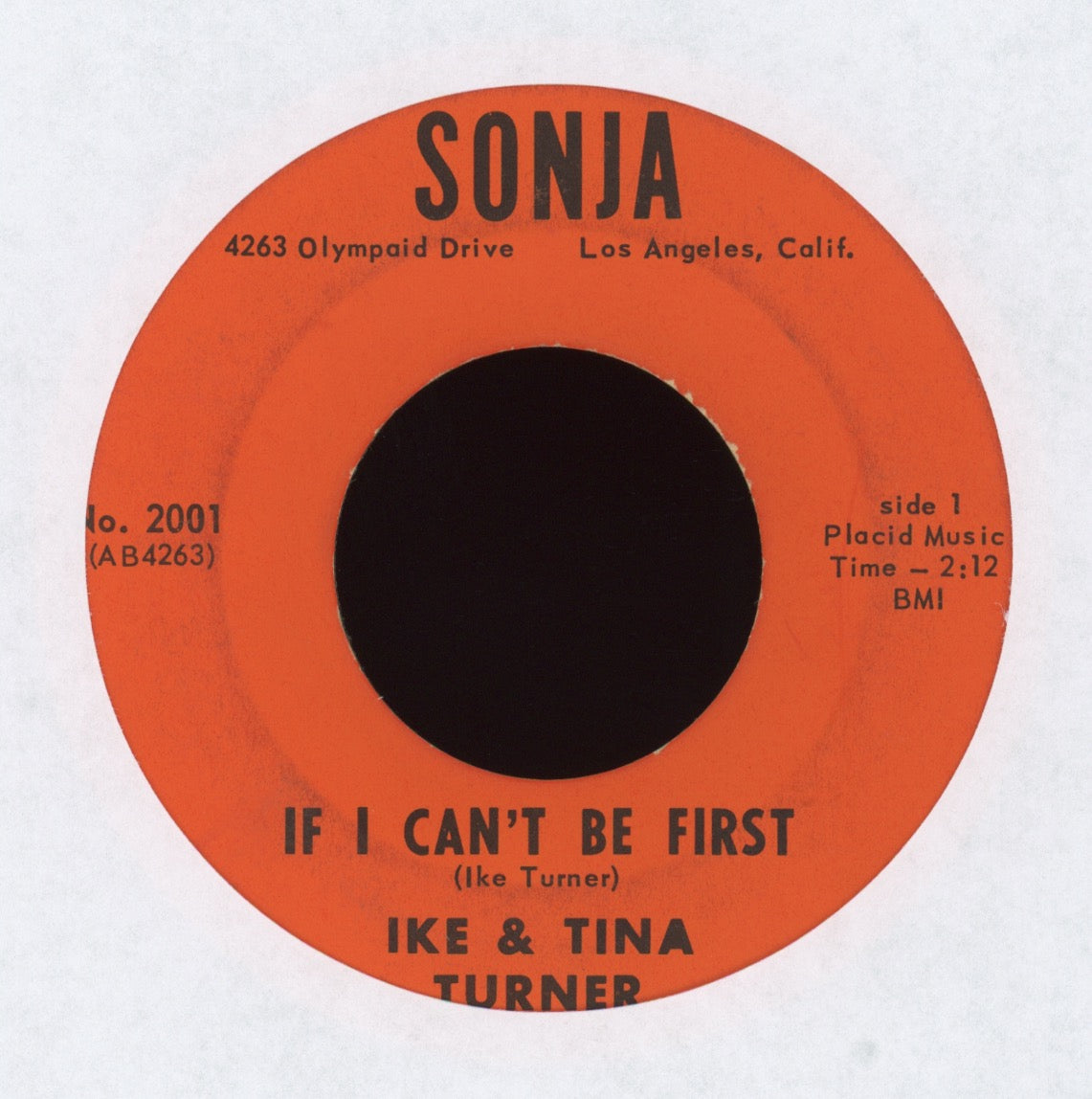 Ike & Tina Turner - If I Can't Be First on Sonja