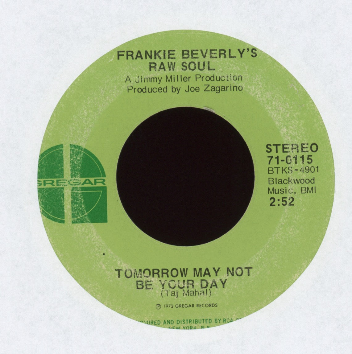 Frankie Beverly's Raw Soul - While I'm Alone on Gregar