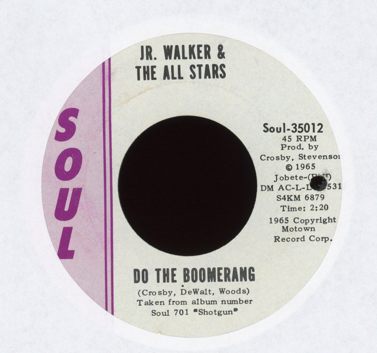 Junior Walker & The All Stars Tune Up on SOUL Plaid Room Records