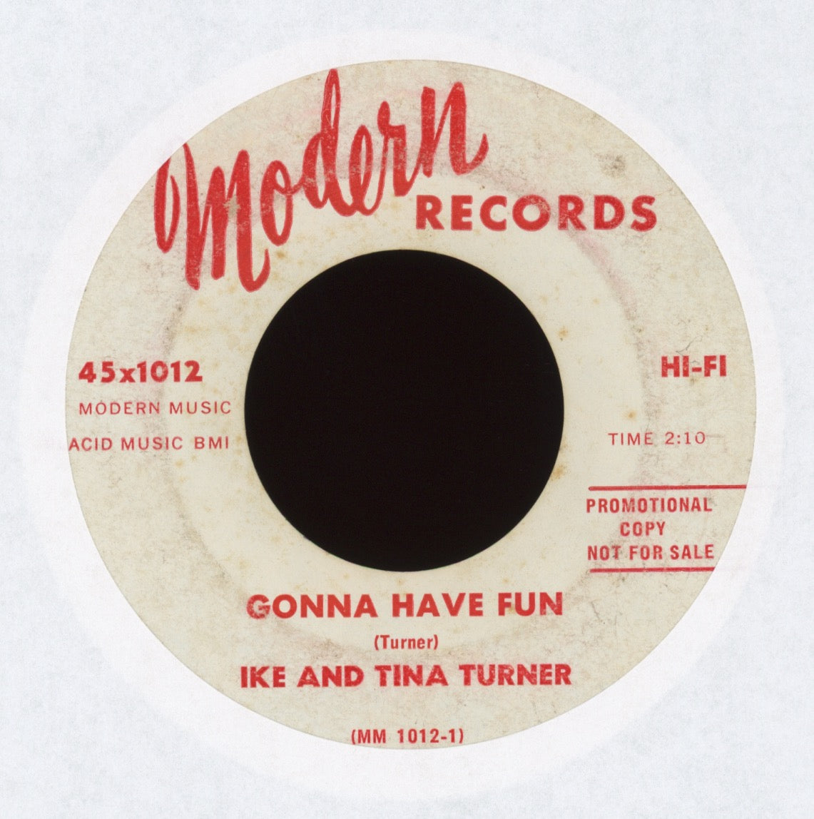 Ike & Tina Turner - Gonna Have Fun on Modern Promo