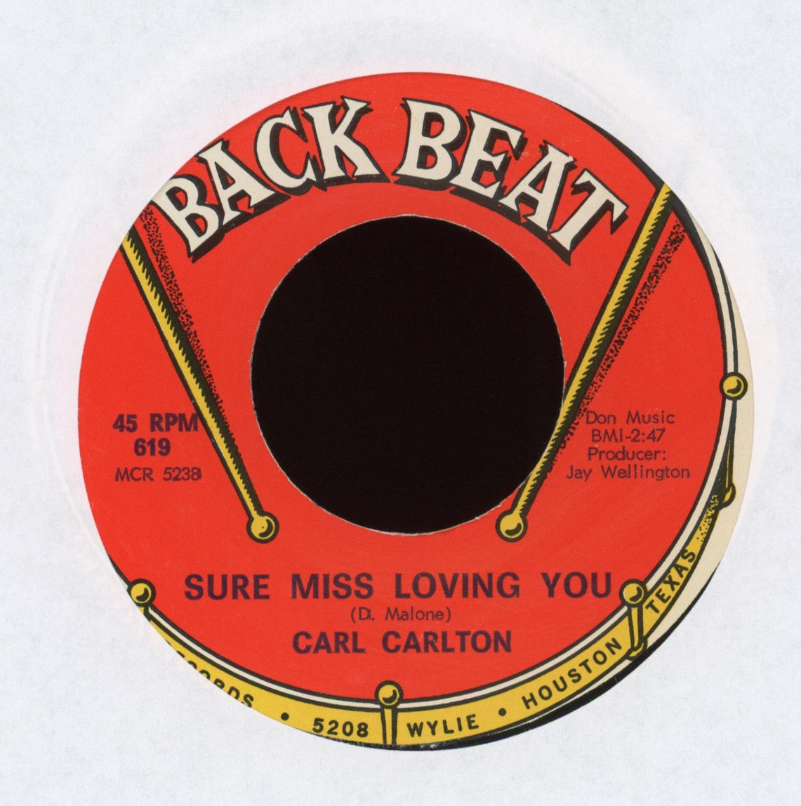 Carl Carlton - Wild Child on Backbeat