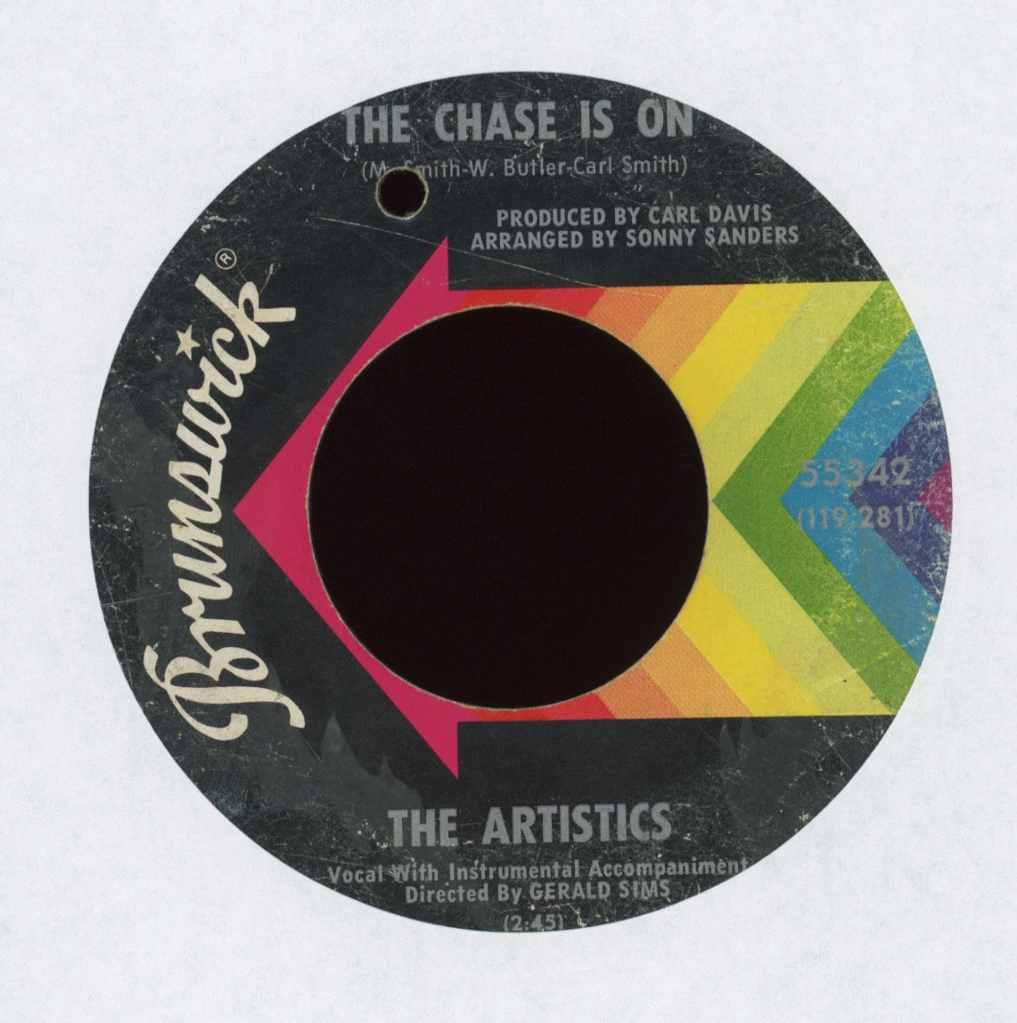 The Artistics - The Chase Is On on Brunswick