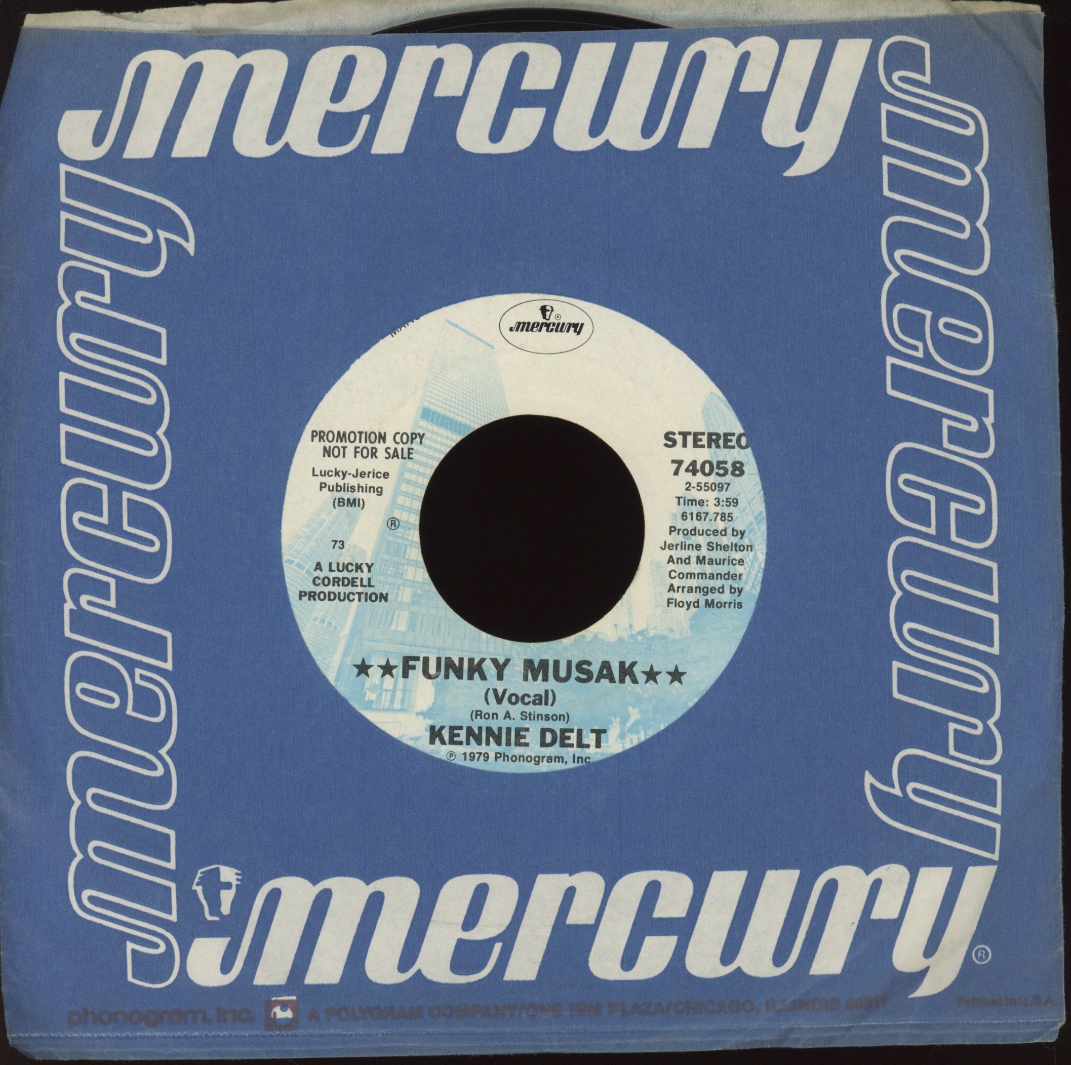 Kennie Delt - Funky Musak on Mercury Promo